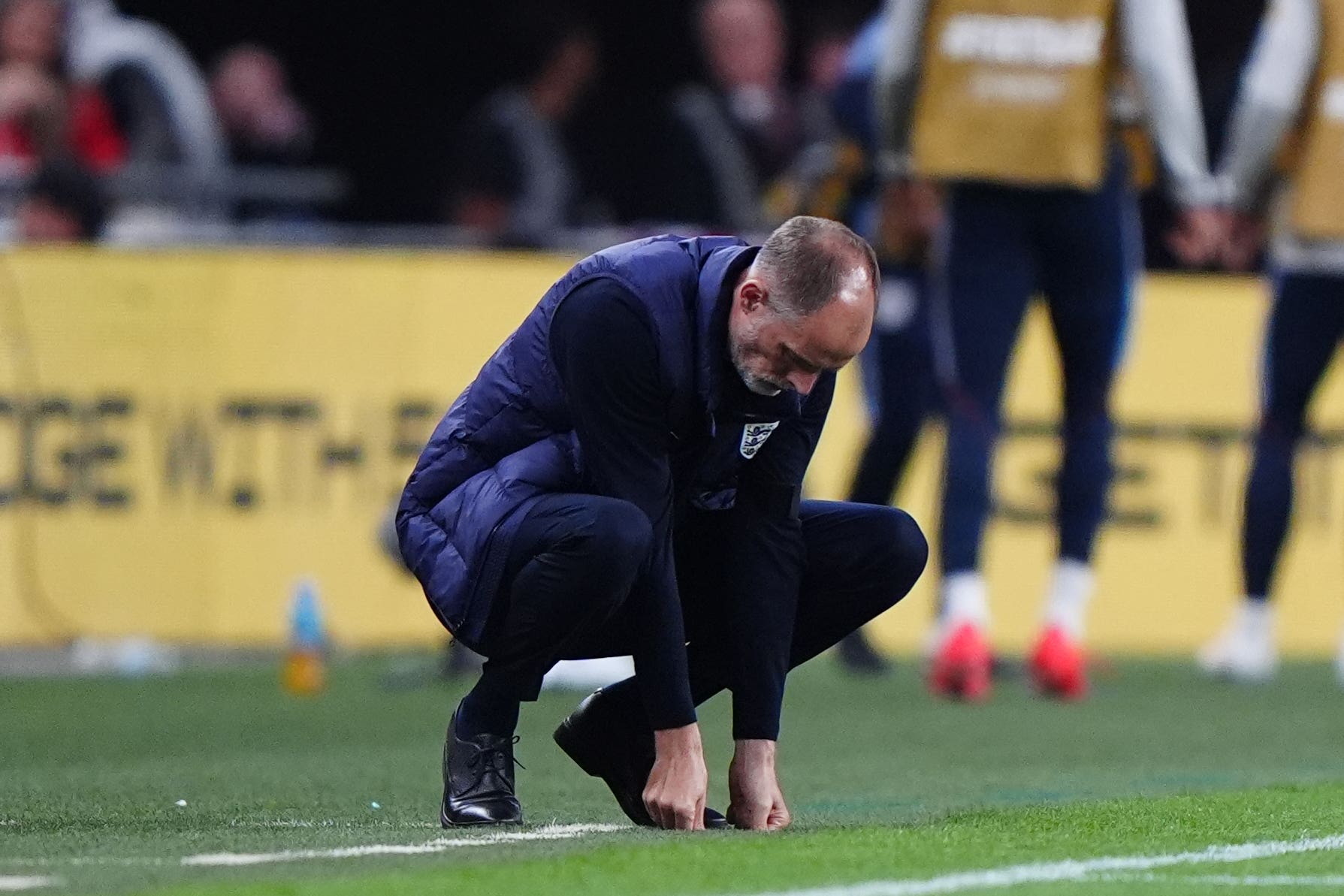 England manager Thomas Tuchel rues his side’s missed chances against Spain (Bradley Collyer/PA) (PA Wire)
