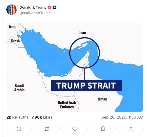 Donald Trump's Truth Social post is his latest example of international ‘rebrandings’