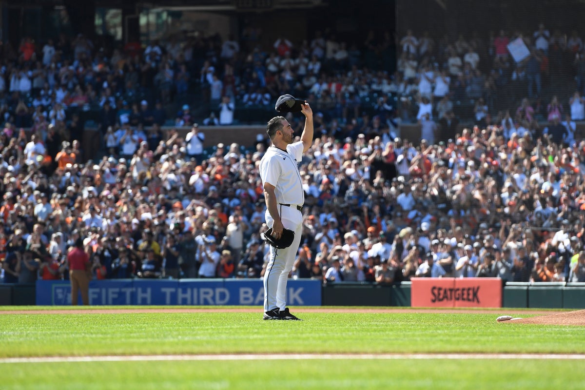 Justin Verlander se despide de forma emotiva del béisbol, rodeado de su familia y compañeros