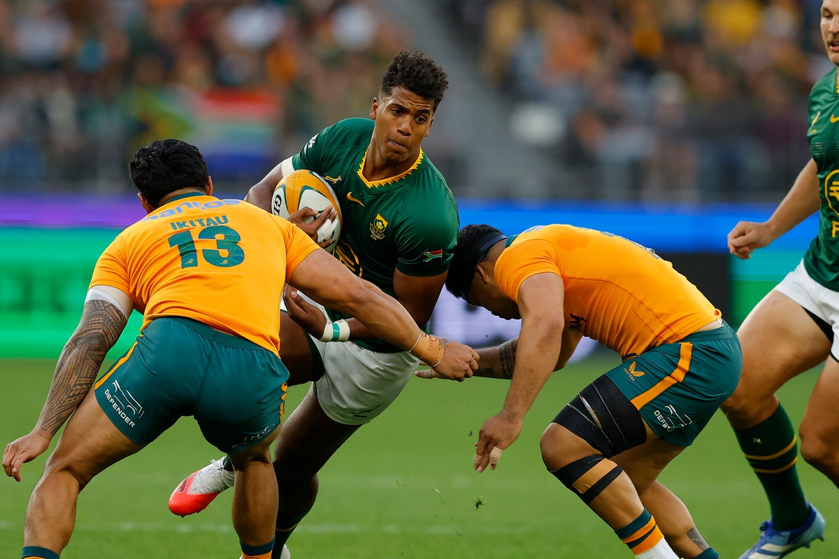 Australia v South Africa LIVE: Latest score and updates as Springboks hit back after lively Wallabies start in Perth