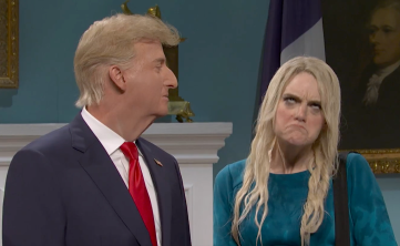 Saturday Night Live mocks Natalie Harp’s obsession with Trump in Season 52 premiere