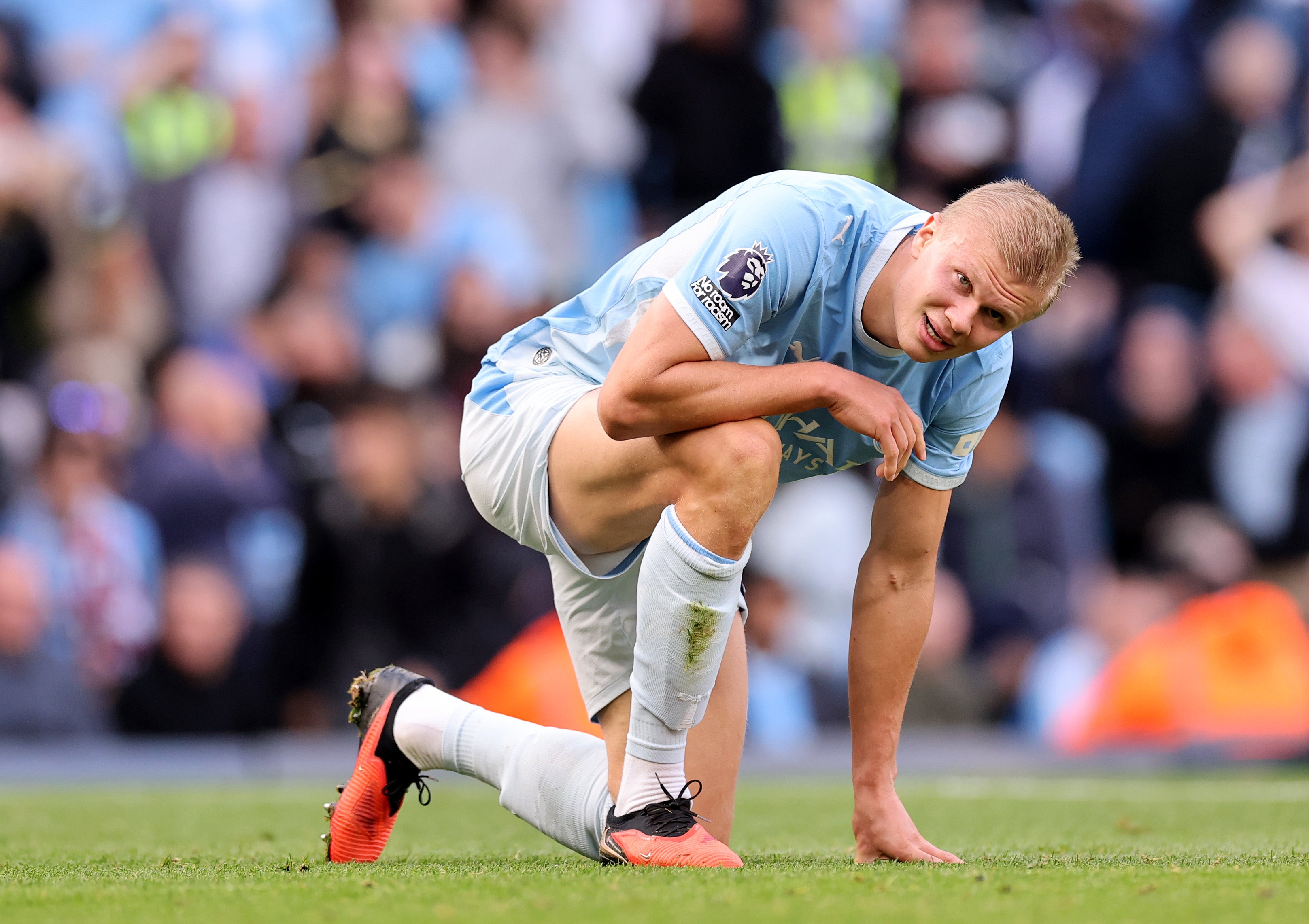 Erling Haaland has eight years left on his Man City contract