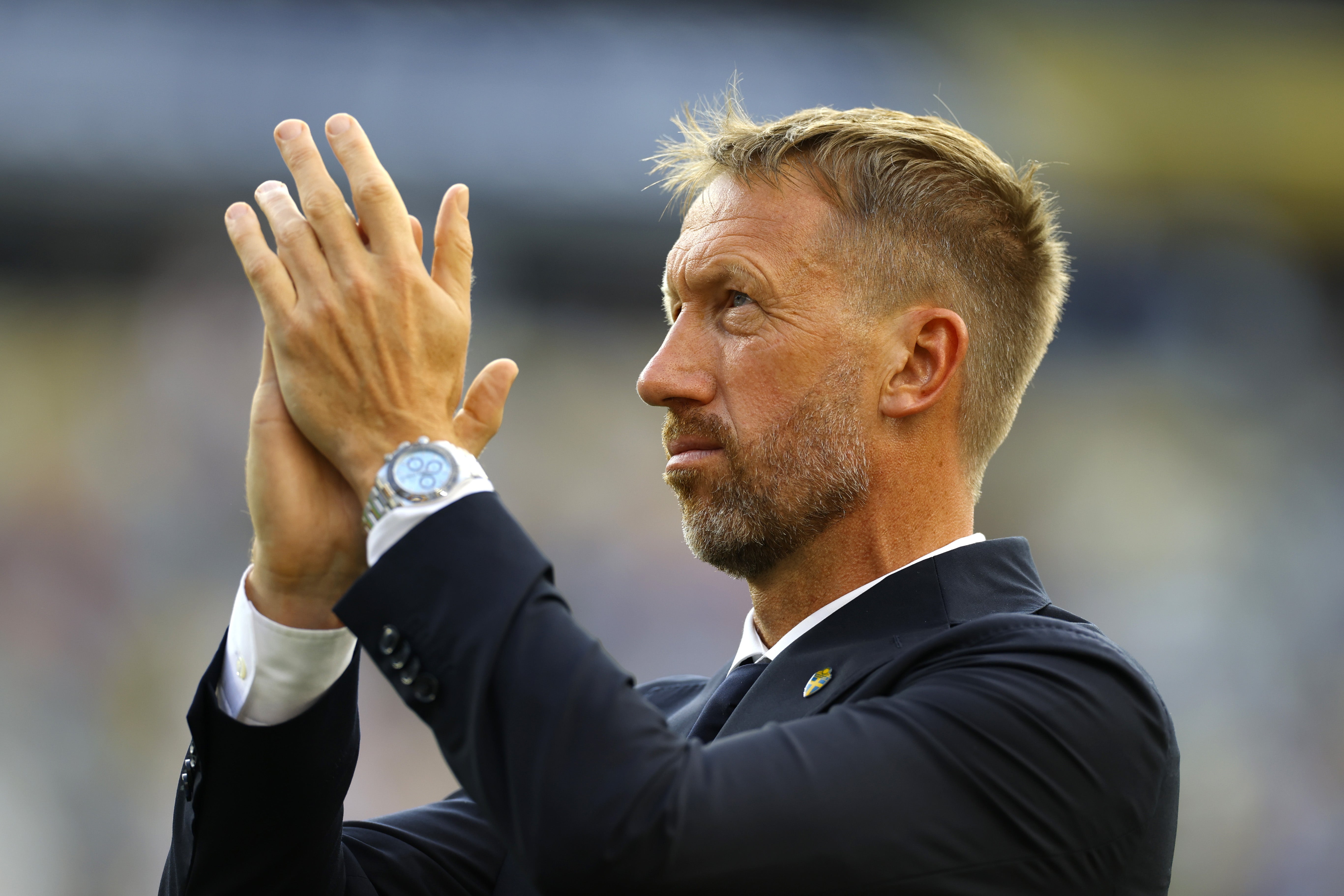 Graham Potter has described Isak's injury as a 'small problem' (Getty)