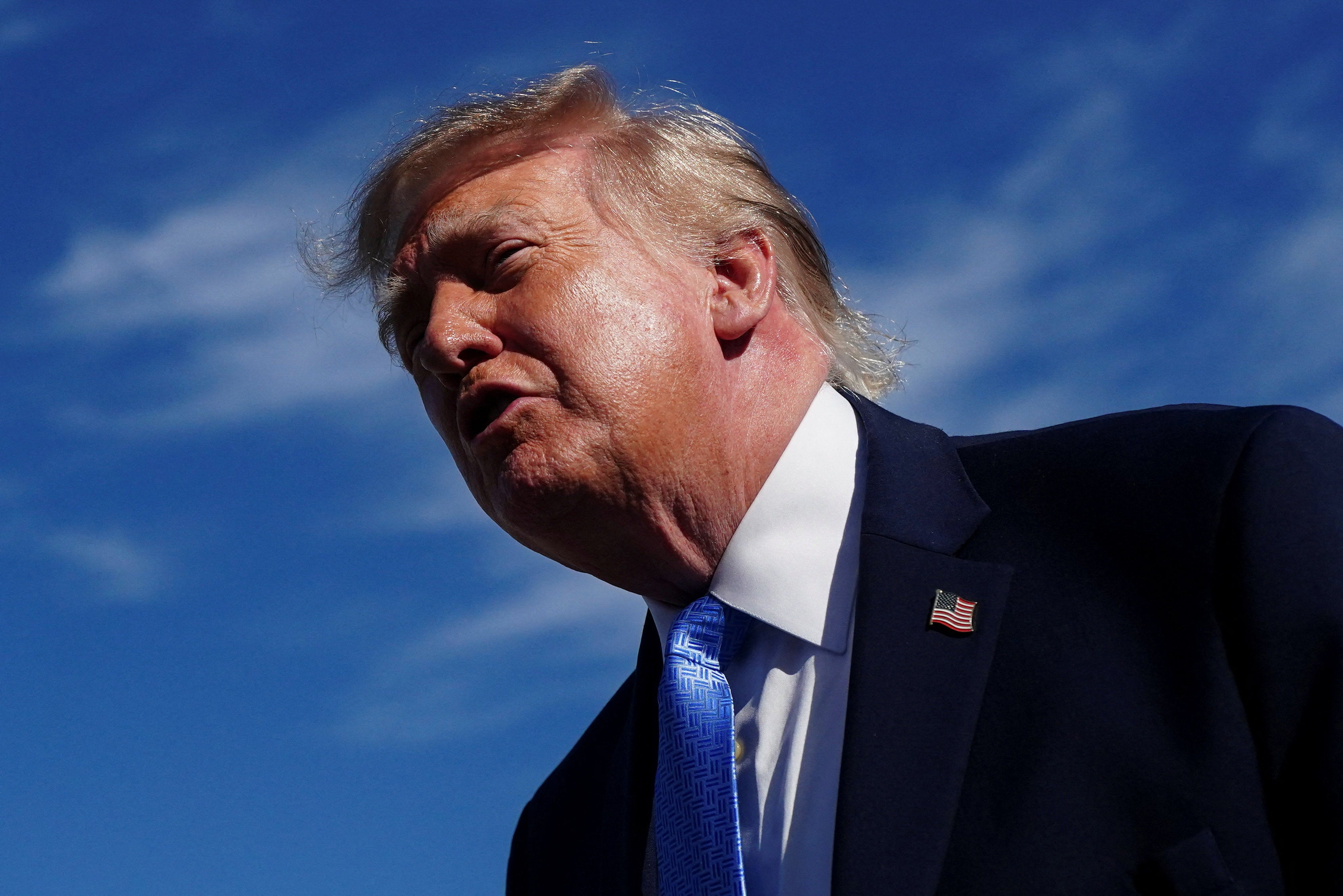 Trump hailed the UK police for its response (Reuters)