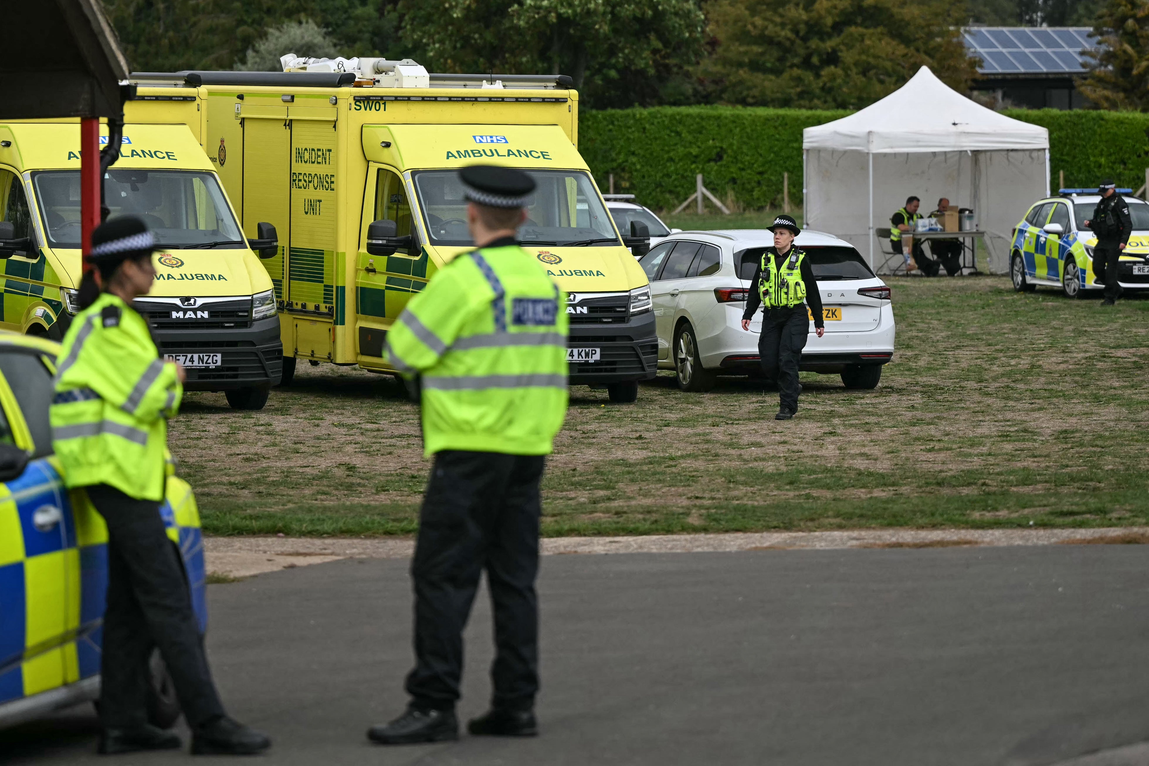 A major incident was declared and 85 homes have been evacuated