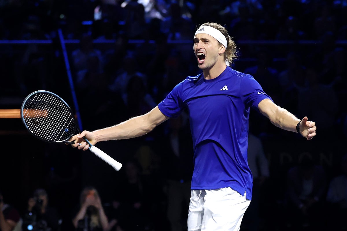 Alexander Zverev completes dominant Laver Cup victory for Team Europe in London