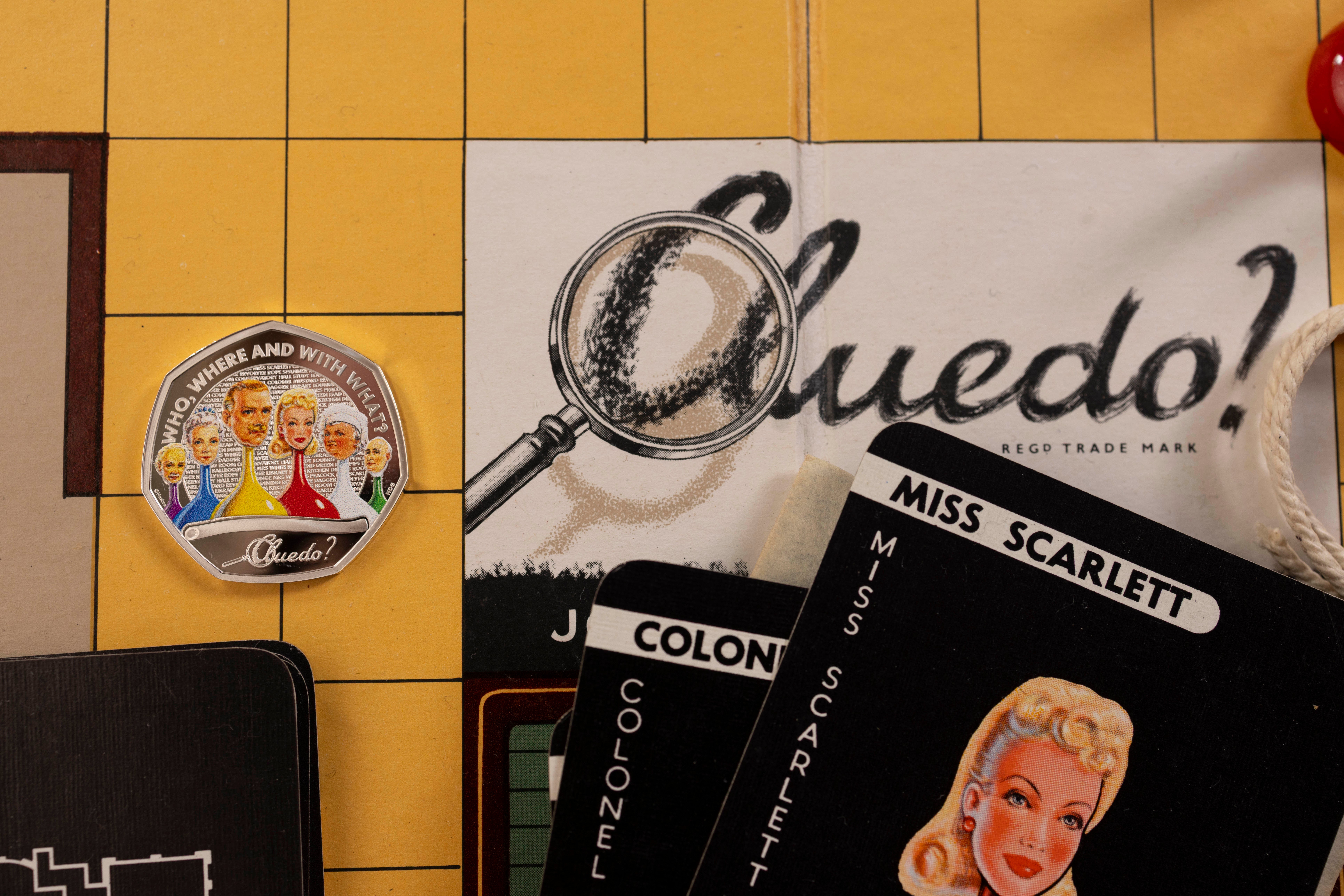 Royal Mint releases Cluedo-themed collectable 50p coins