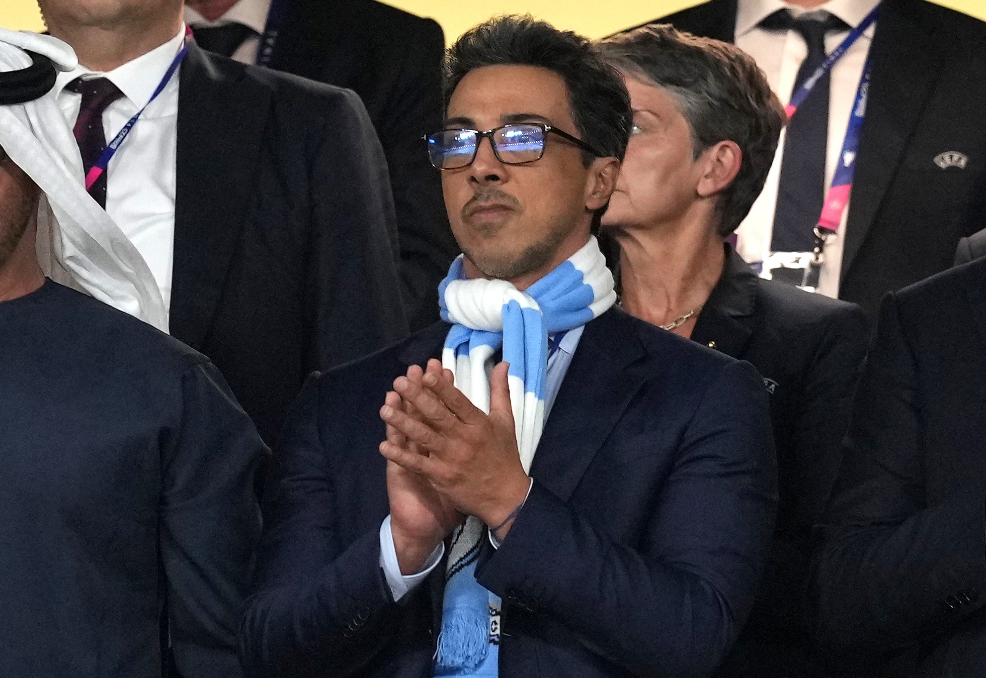 If the case goes against Man City owner Sheikh Mansour could face a humiliating public relations disaster (PA)
