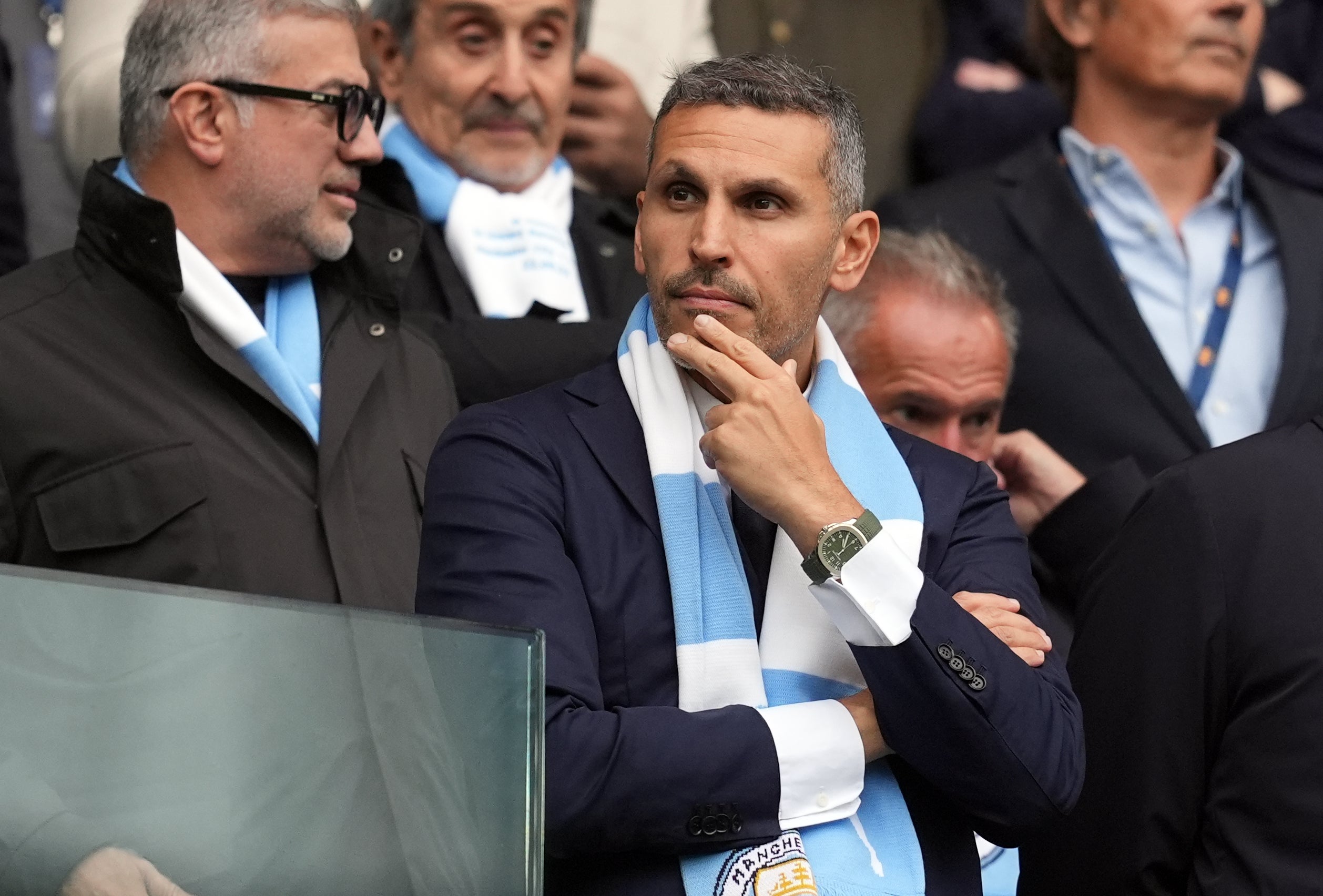 Chairman Khaldoon Al Mubarak remains bullish over Manchester City's innocence (PA)