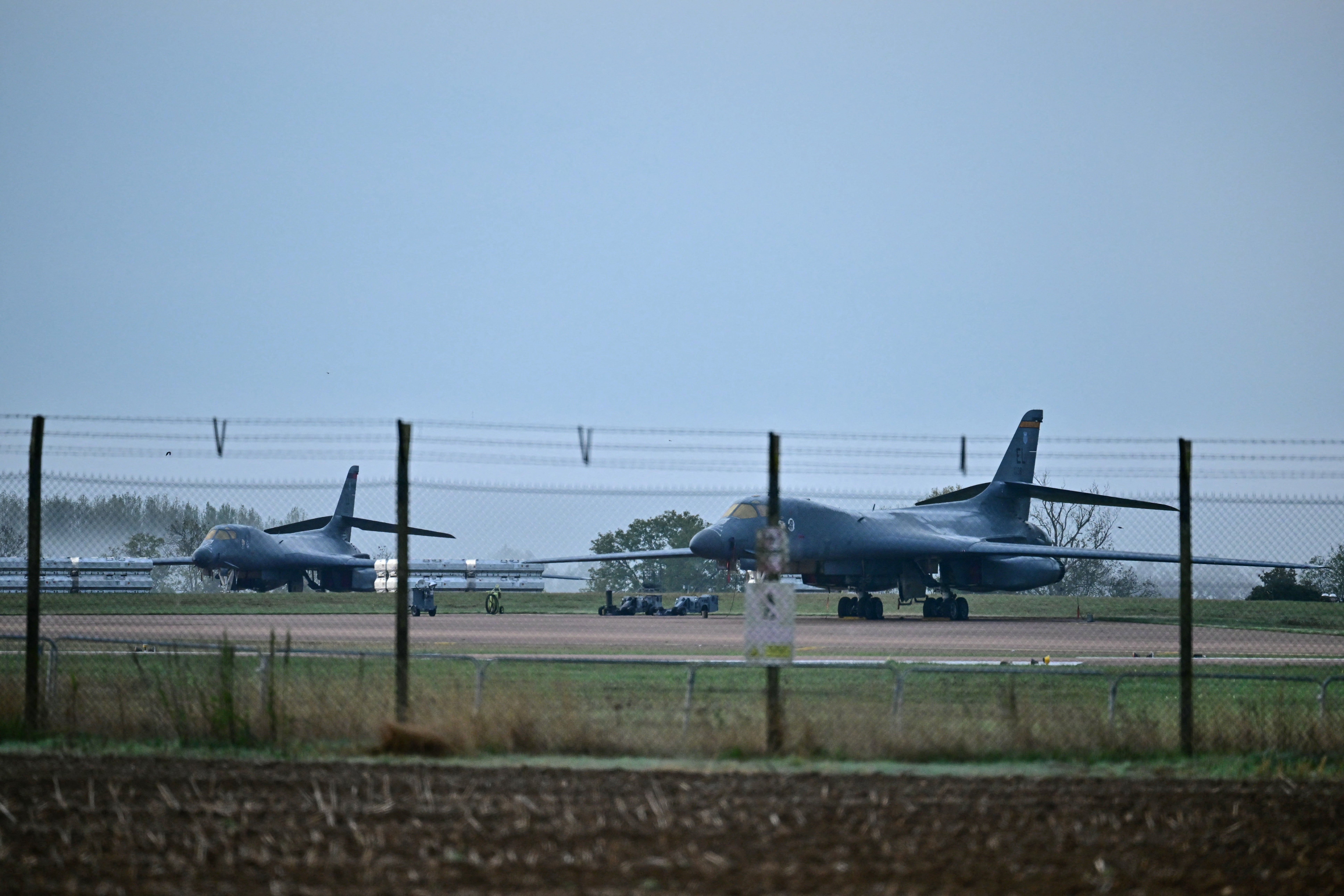 There have been suggestions it may have been an Iran-linked plot targeting US bombers on the airbase (AFP/Getty)
