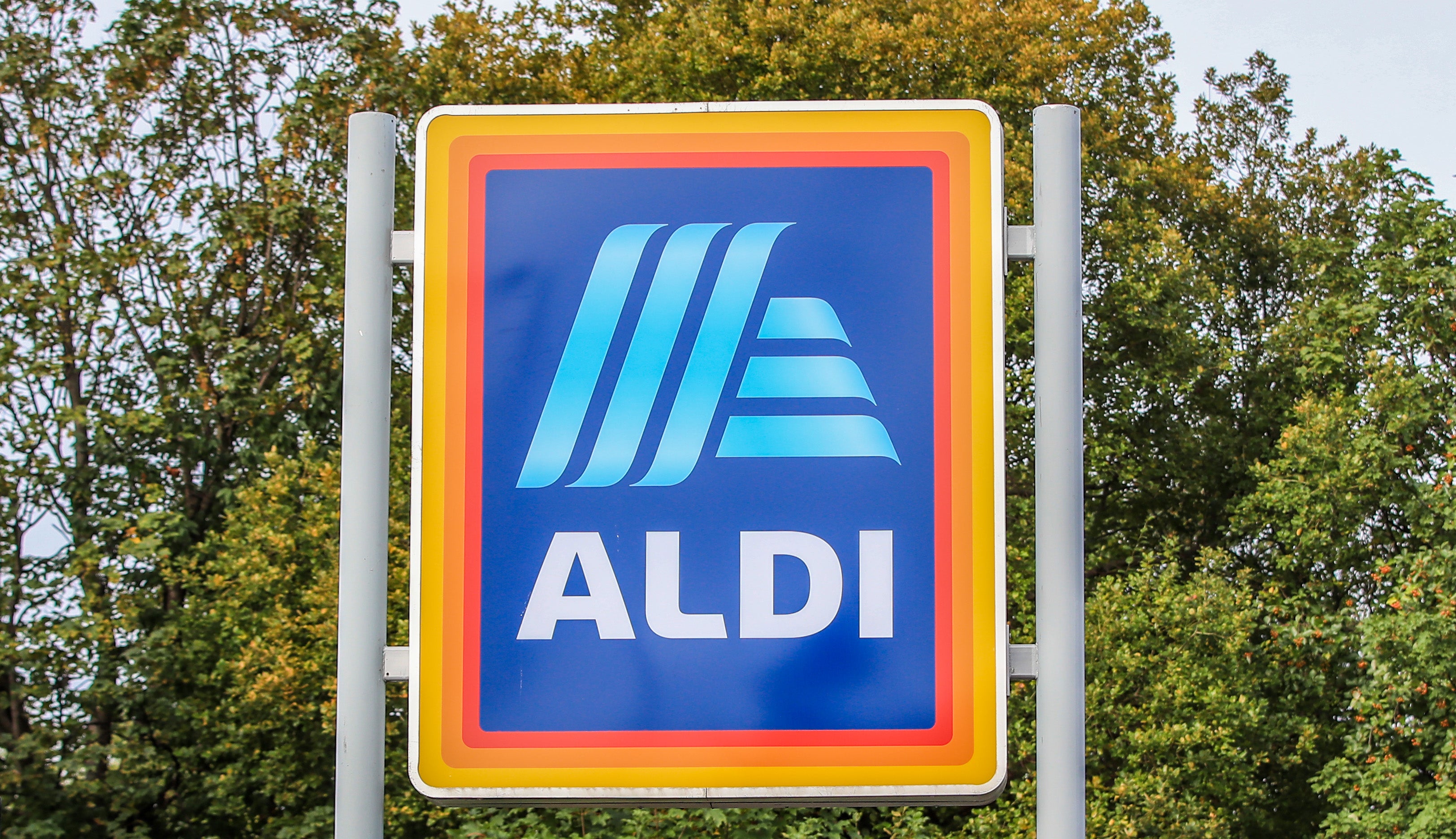 An Aldi store sign (Peter Byrne/PA)