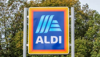 An Aldi store sign (Peter Byrne/PA)