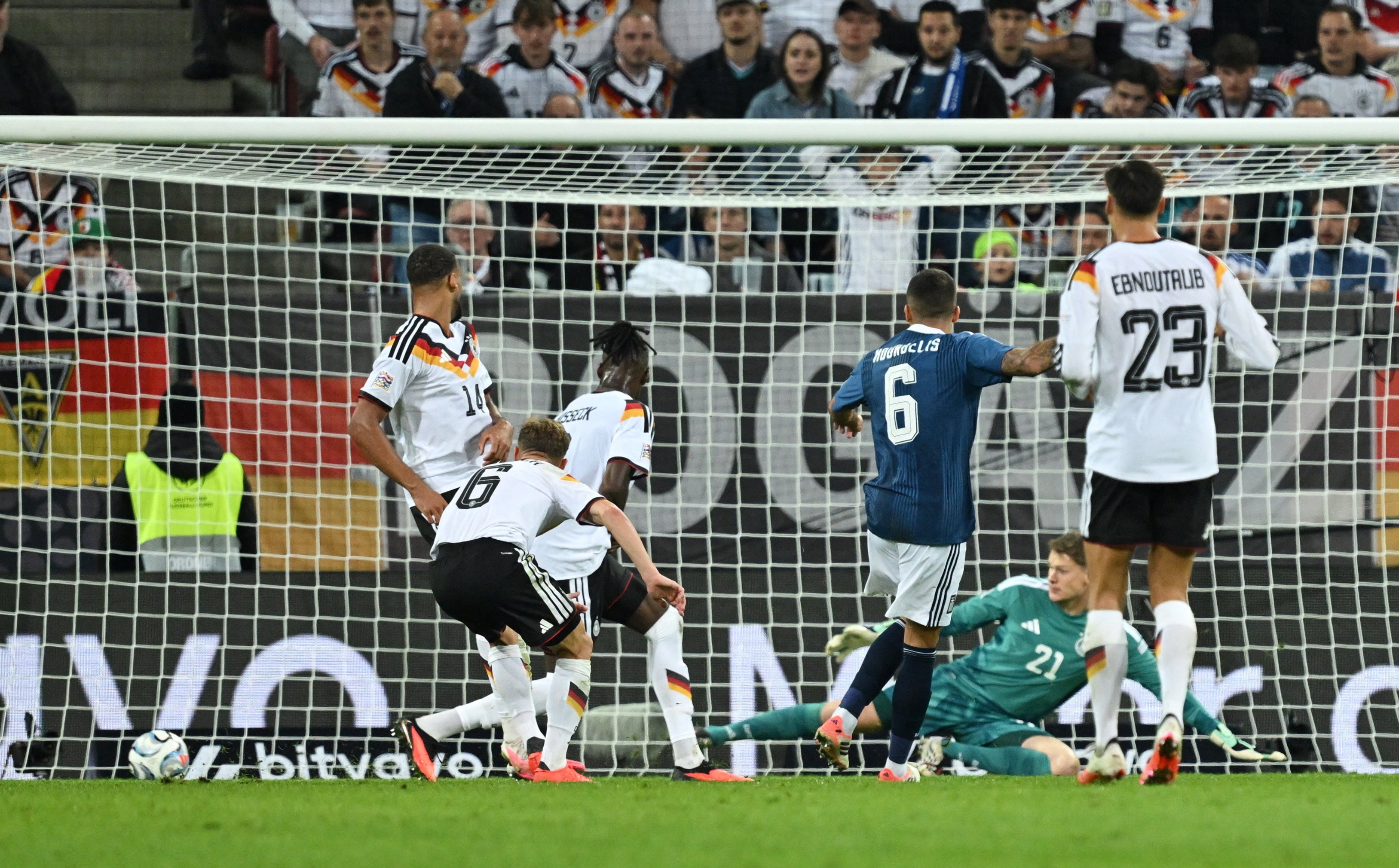 Dimitrios Kourbelis scored the only goal against Germany to secure a famous win for Greece