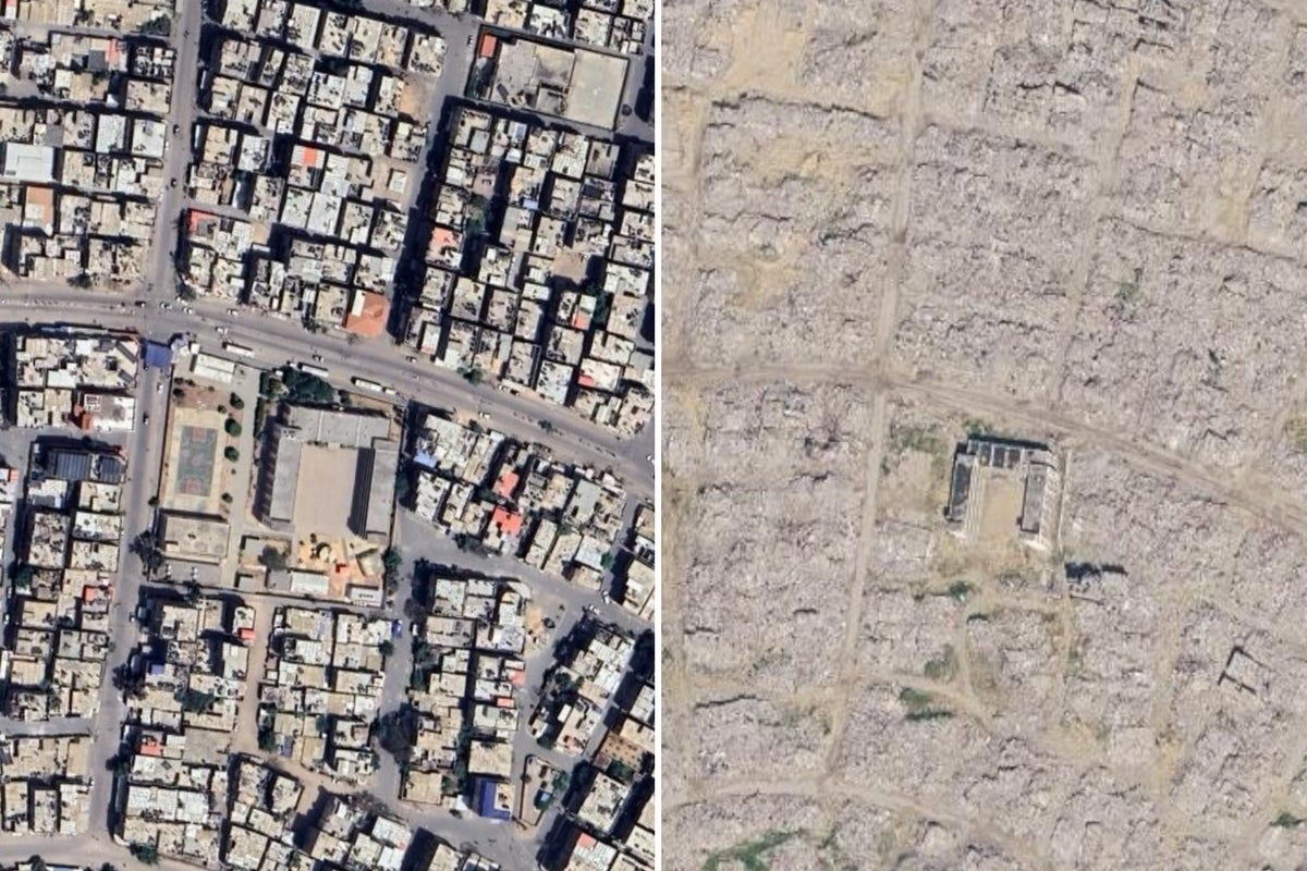 Google Earth exposes devastation in Gaza with new updated images
