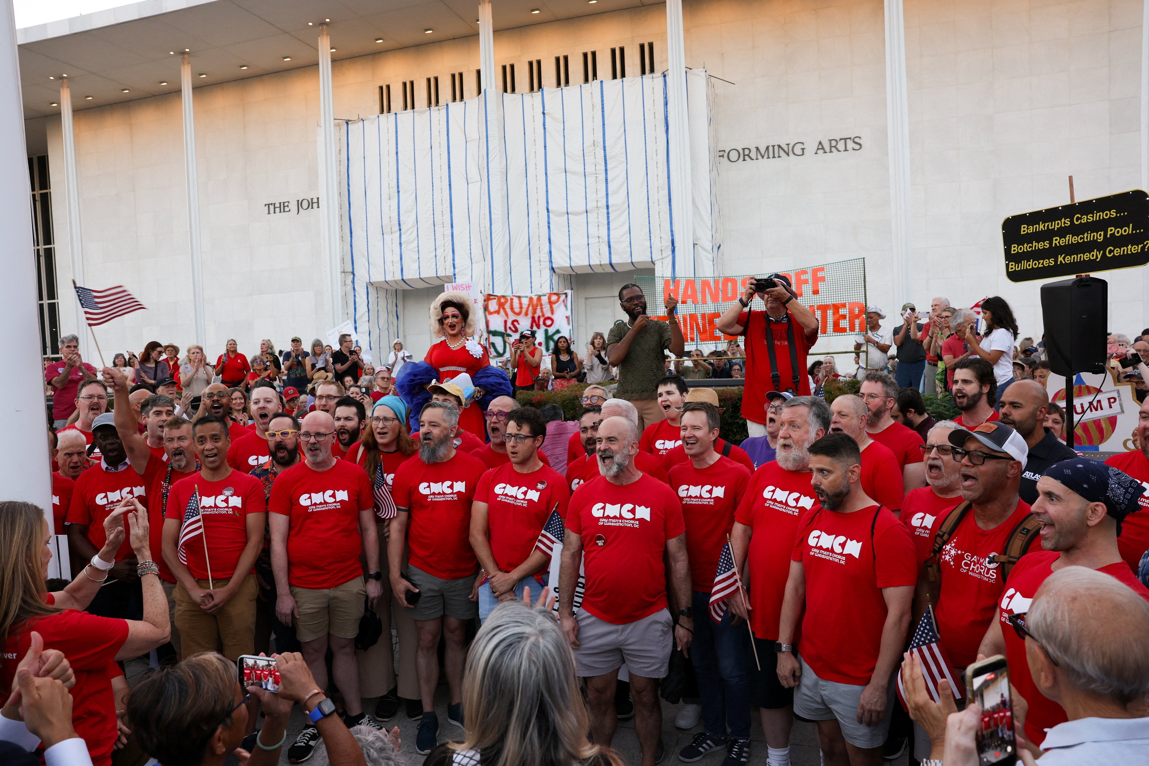 Kennedy Center’s leader stopped a plan to fix the faulty ceiling before it came crashing down, whistleblowers claim