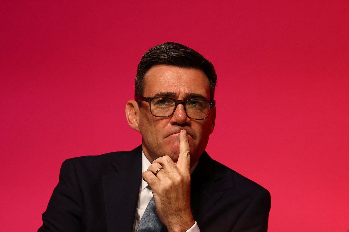 What time is Andy Burnham’s speech at Labour conference today?