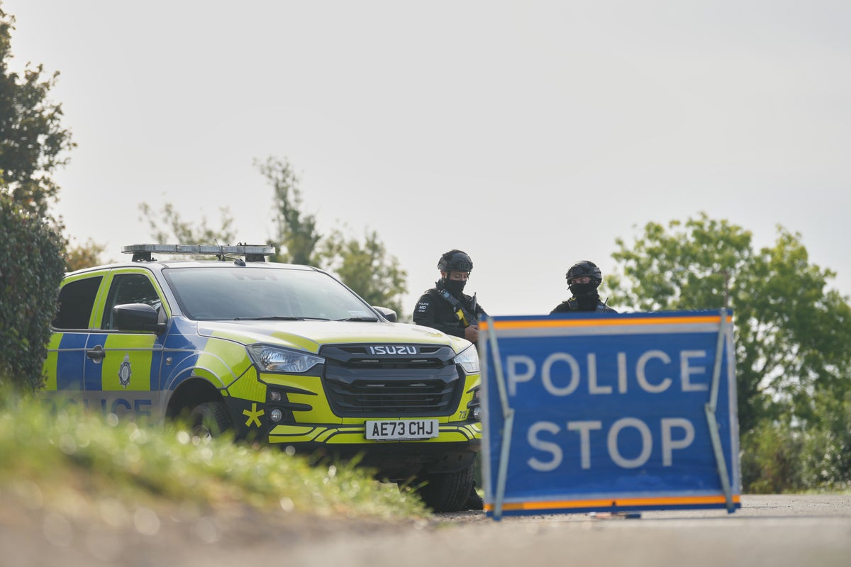 UK probes suspected explosives near US-operated air base in England
