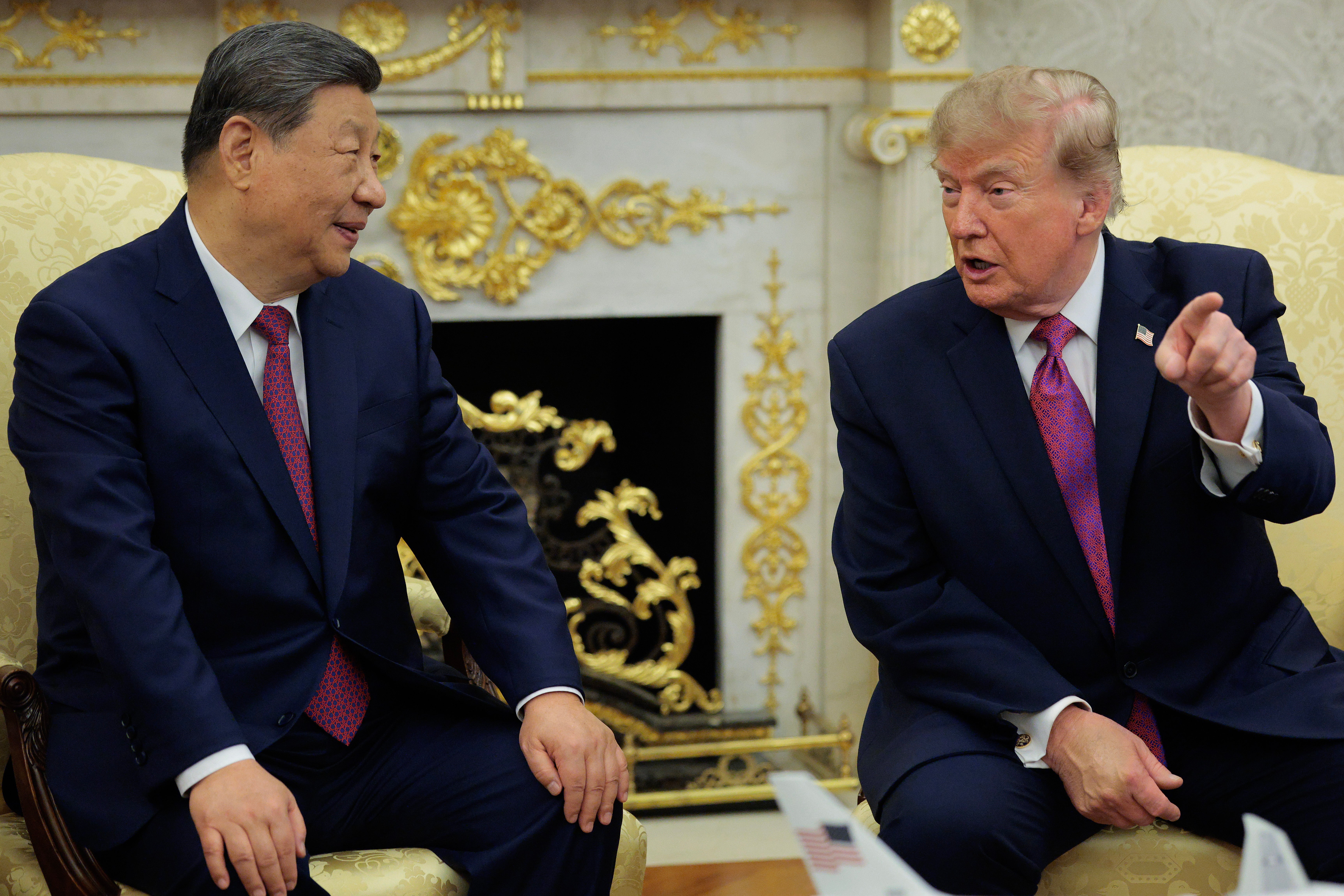 Trump and Xi at the White House on September 24