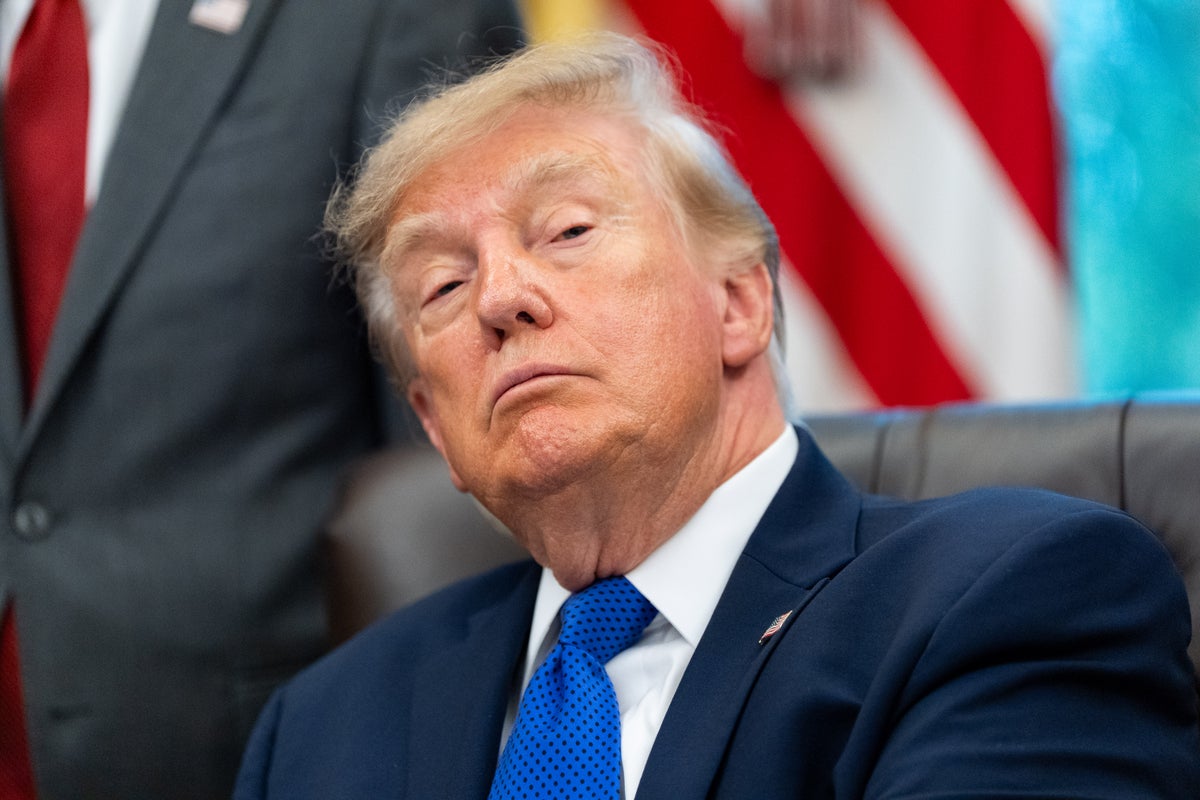 Trump’s slurred, confused Oval Office announcement really should concern Republicans