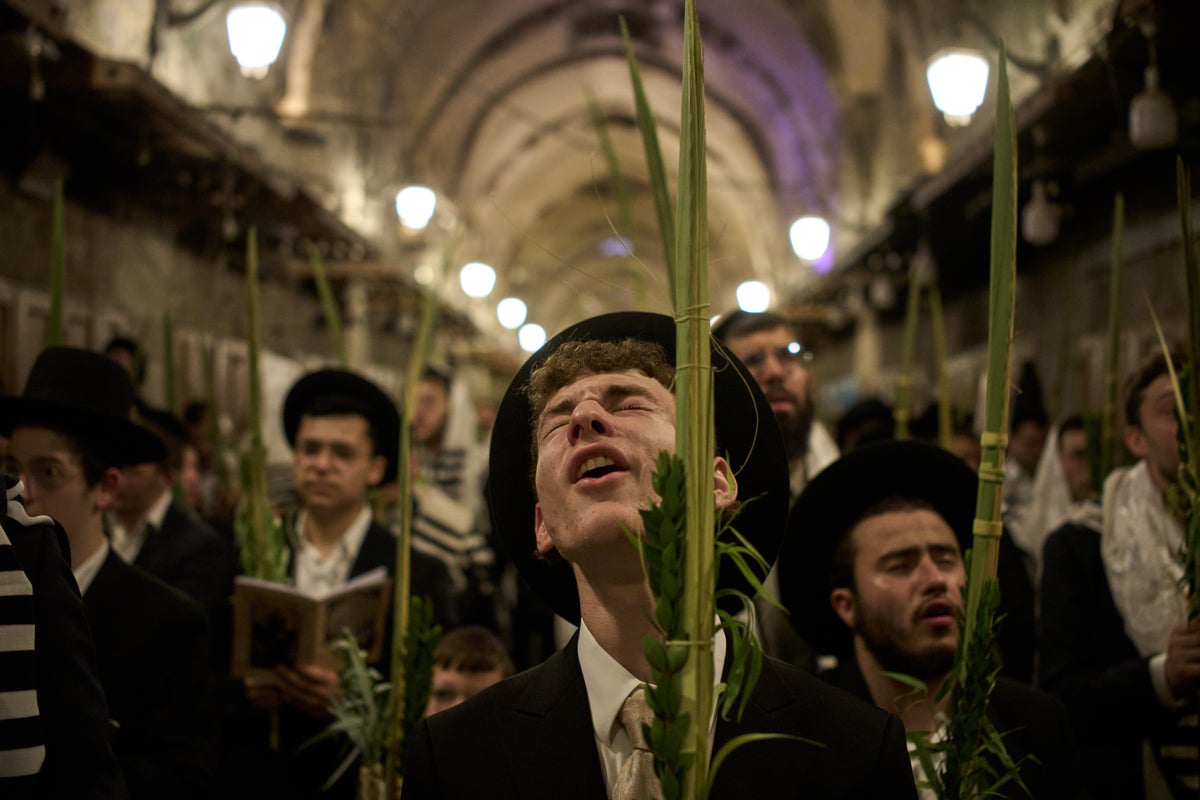Photos of the Jewish harvest festival Sukkot in Jerusalem’s Old City