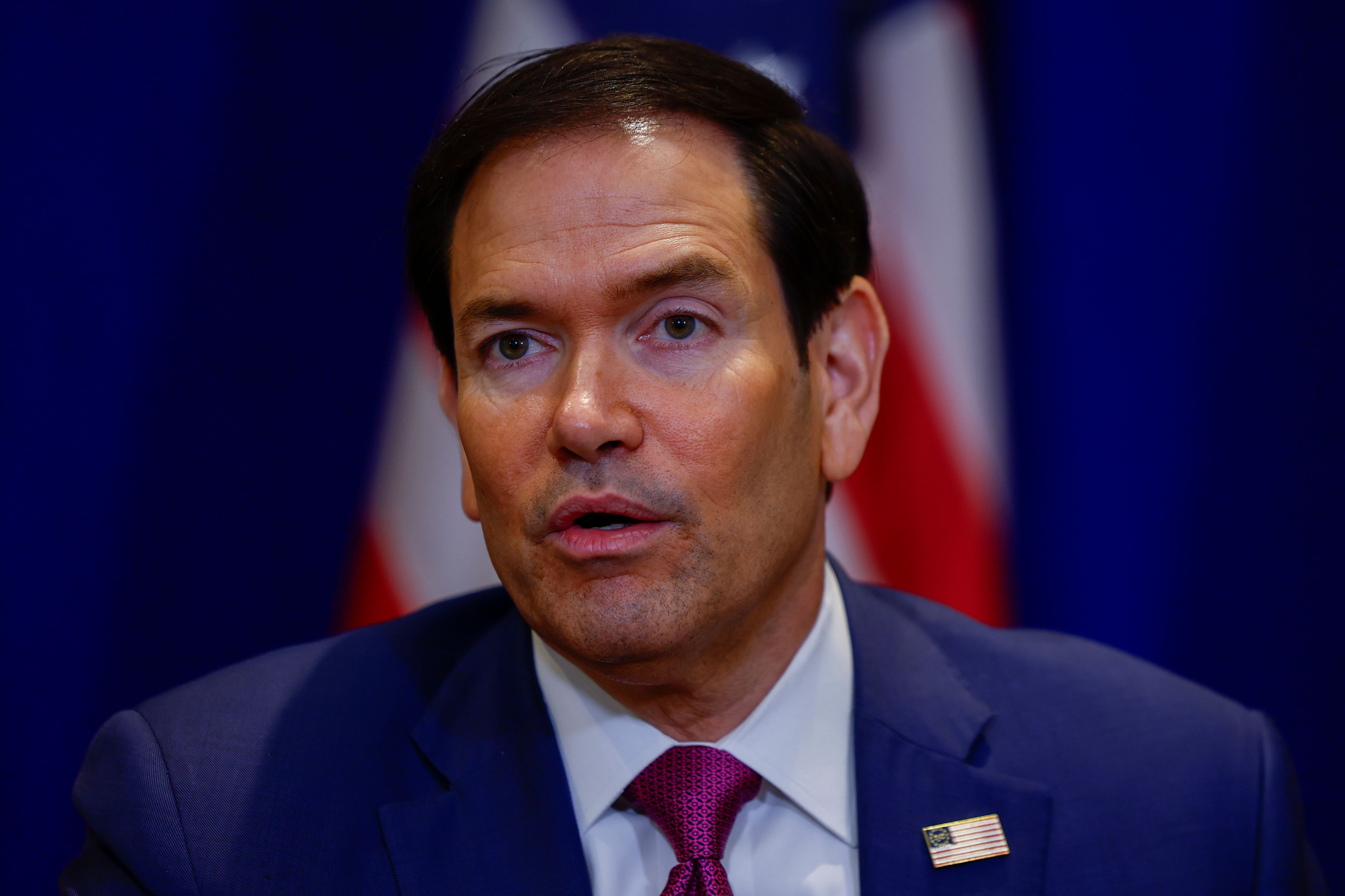 US secretary of state Marco Rubio (Jeenah Moon via AP) (AP)