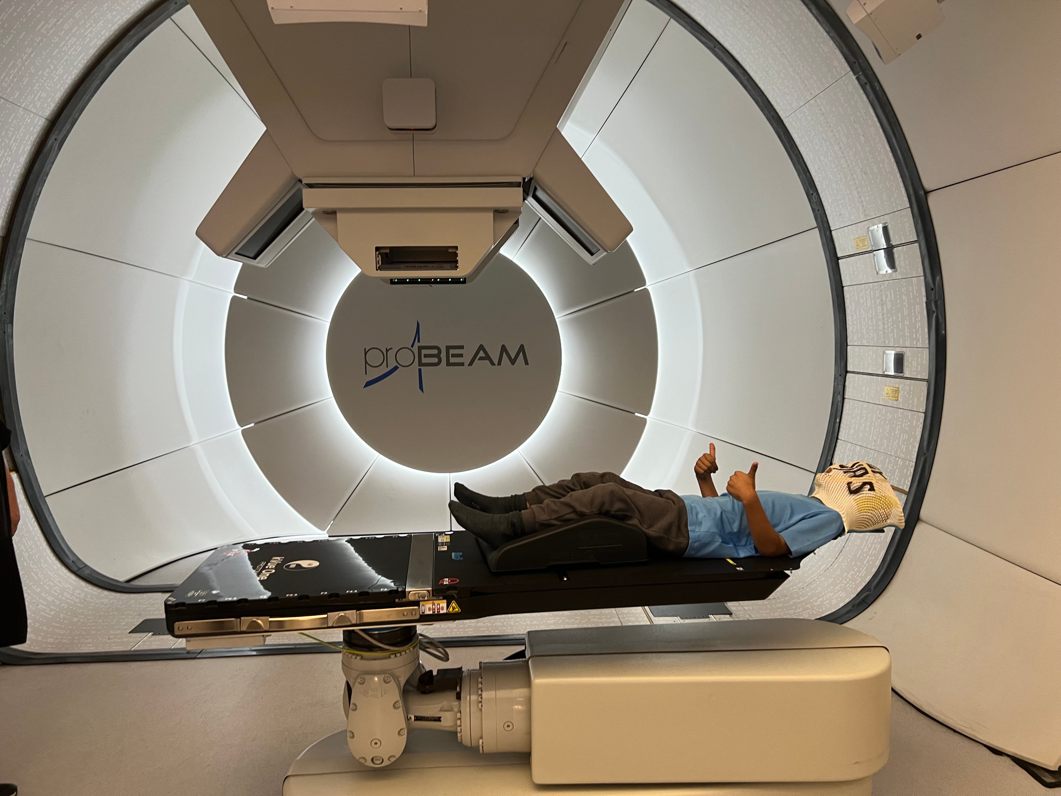 Kaiden had proton beam therapy (Collect/PA Real Life)