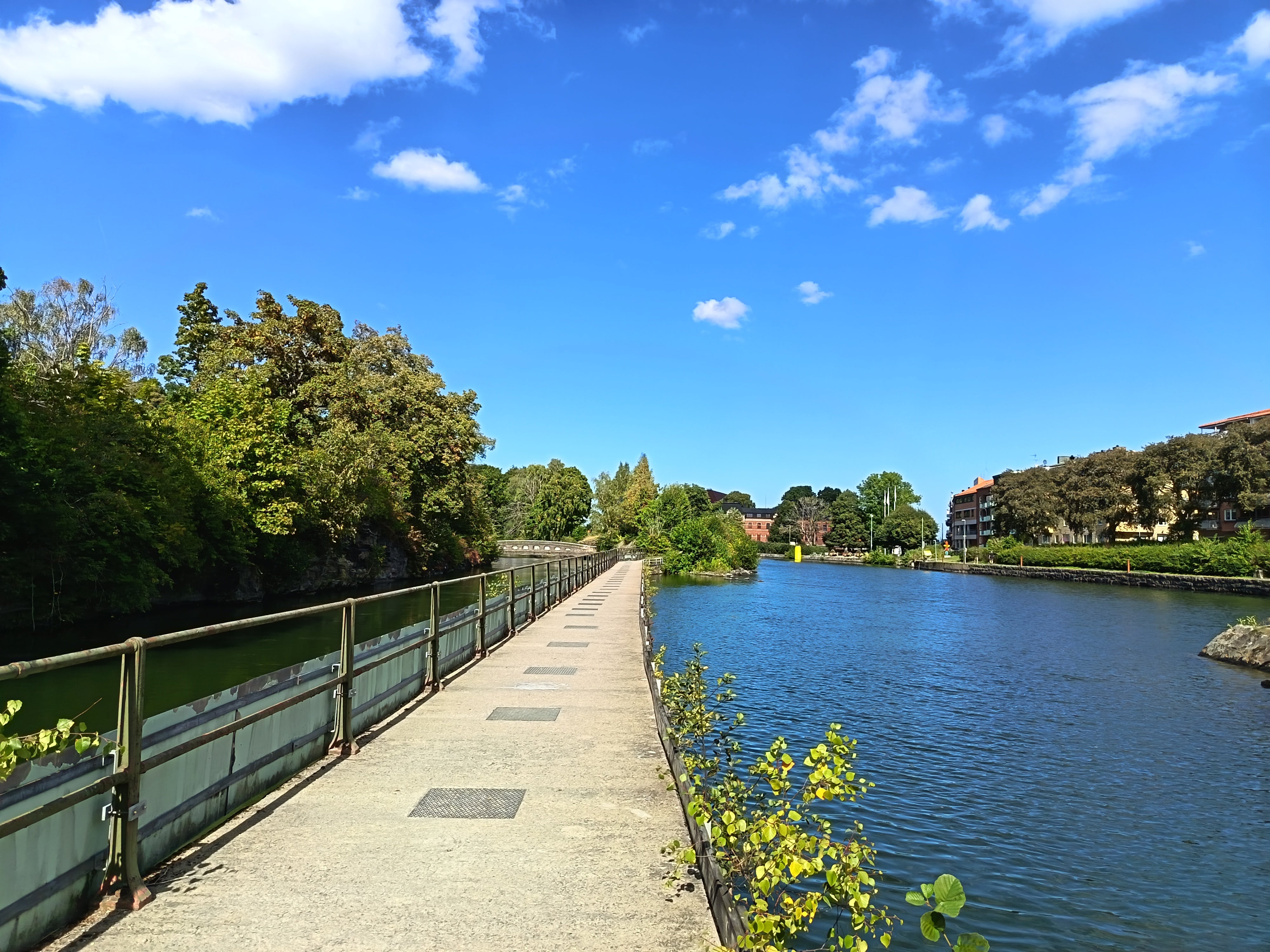 Trollhattan Canal Park is an easy way to explore the country's nature