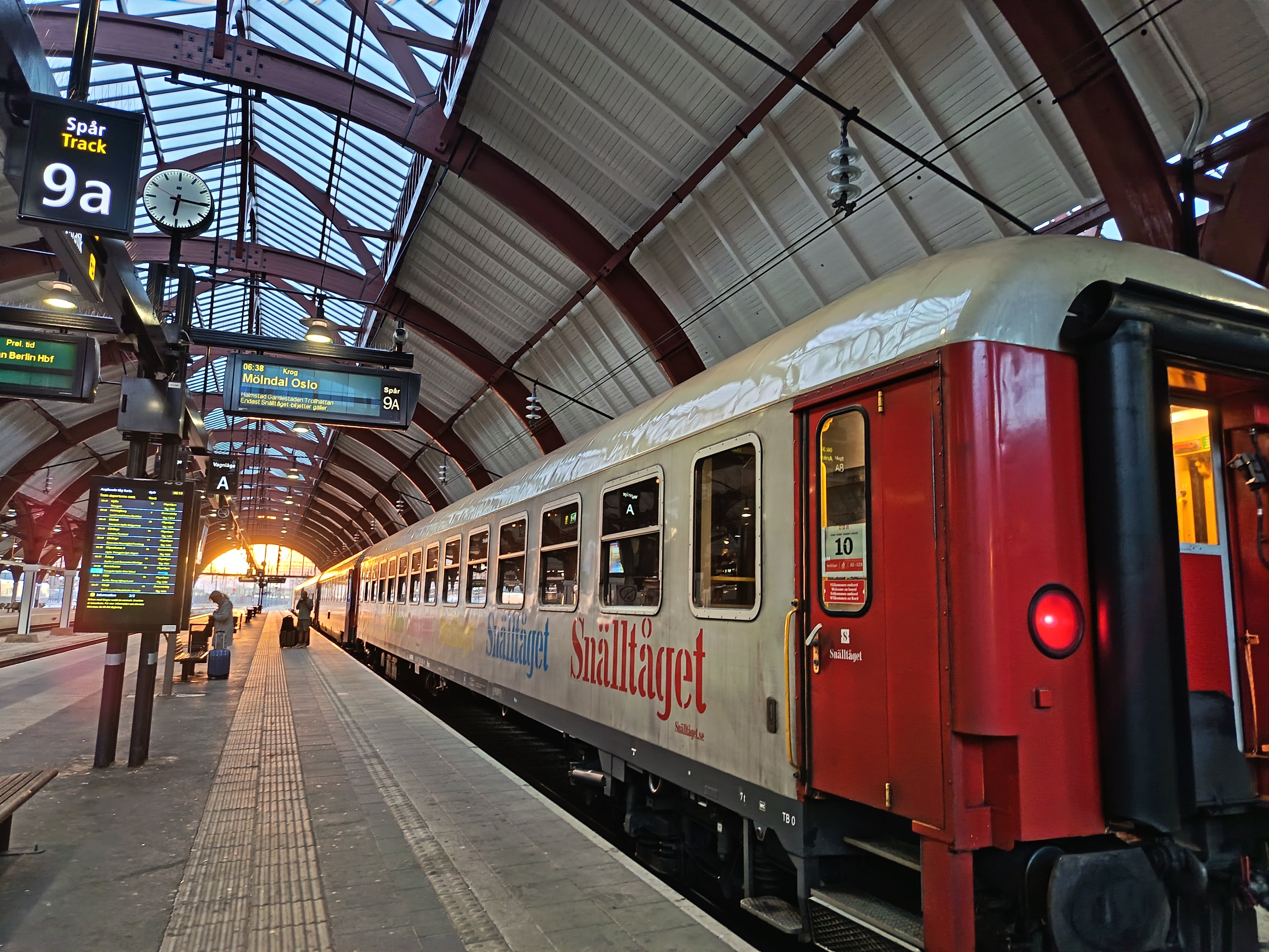 The Snalltaget train at Malmo Central