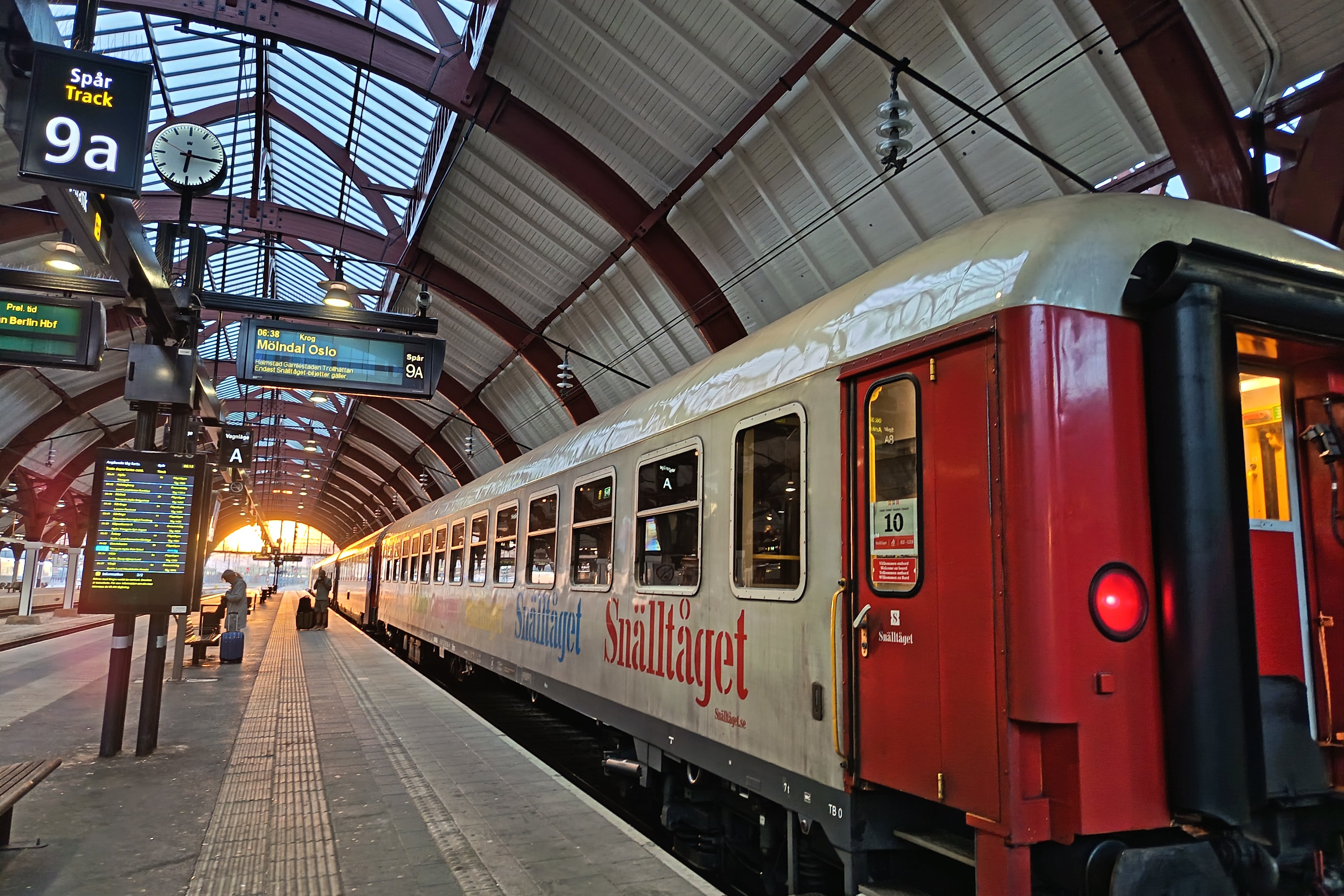 The Snalltaget train at Malmo Central (Rebecca Crowe)