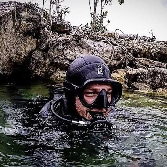 Erik Brown was a keen diver