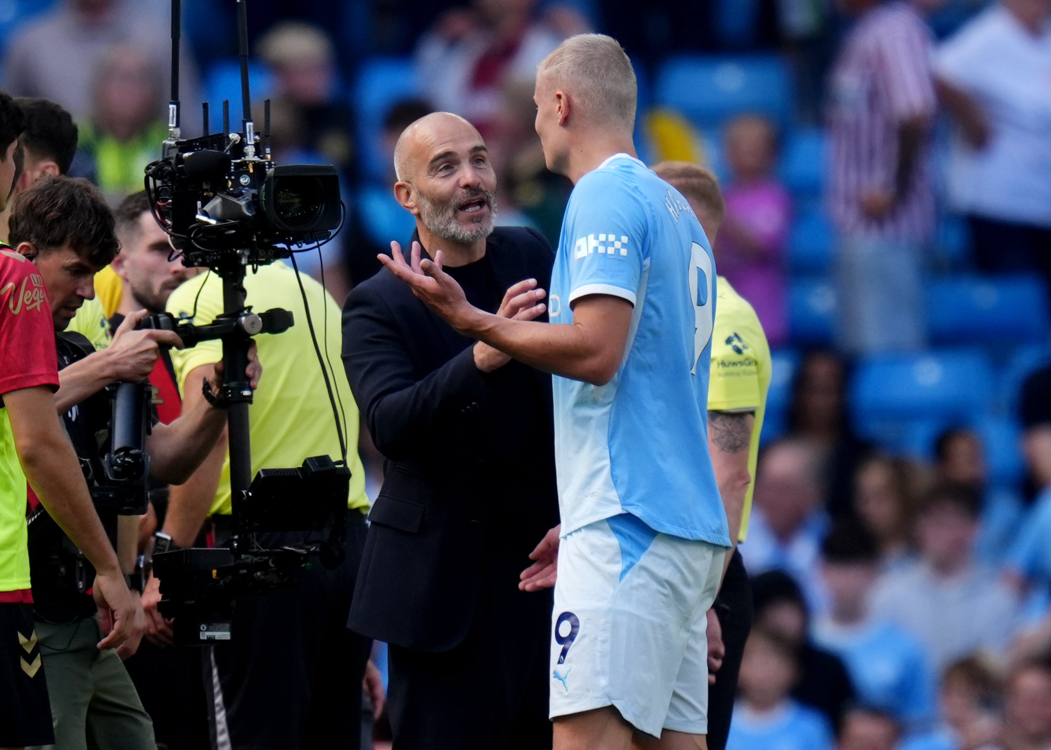 Man City are top of the league after five games (PA)