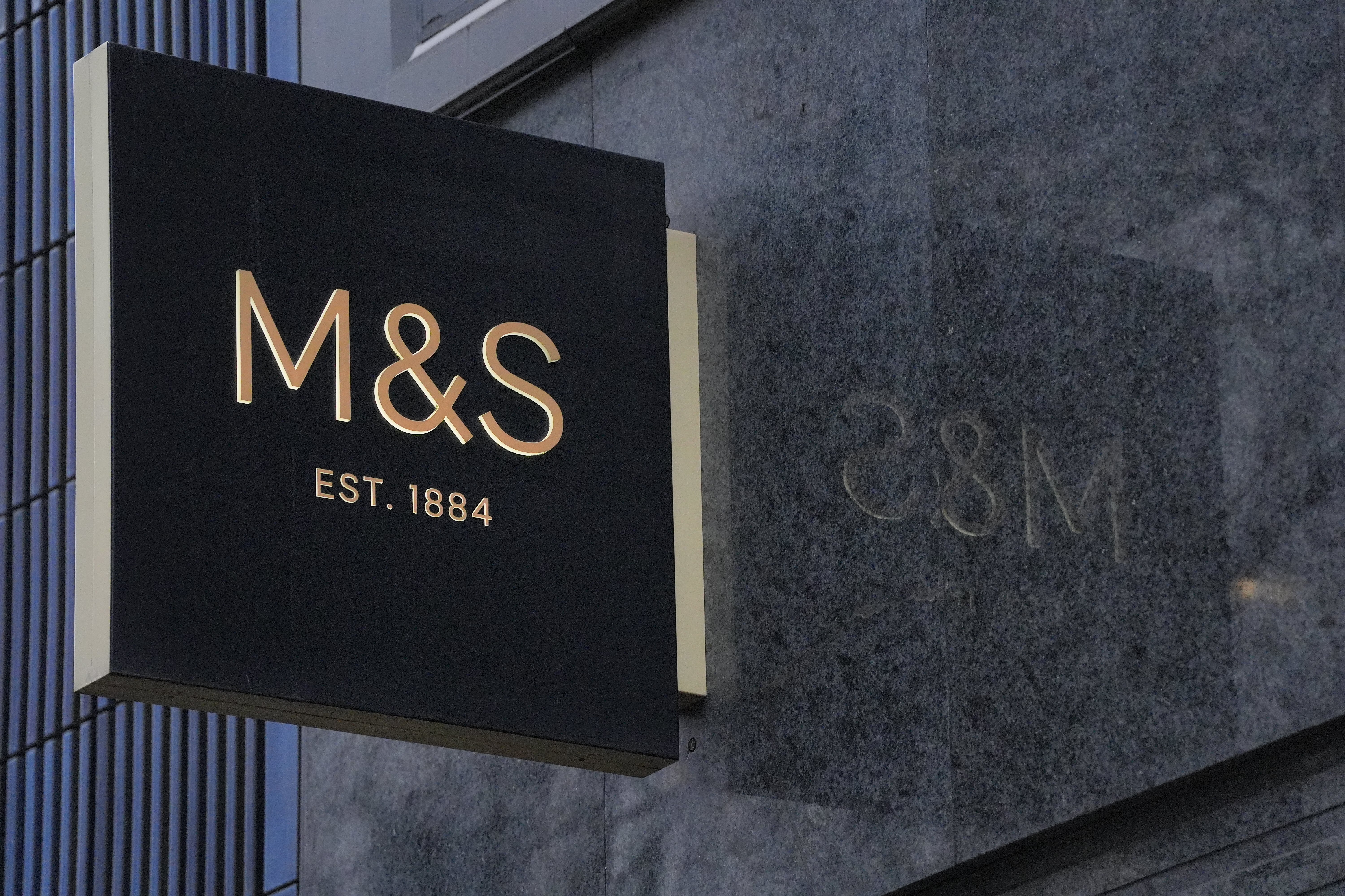 A Marks and Spencer store on Oxford Street (Jonathan Brady/PA)