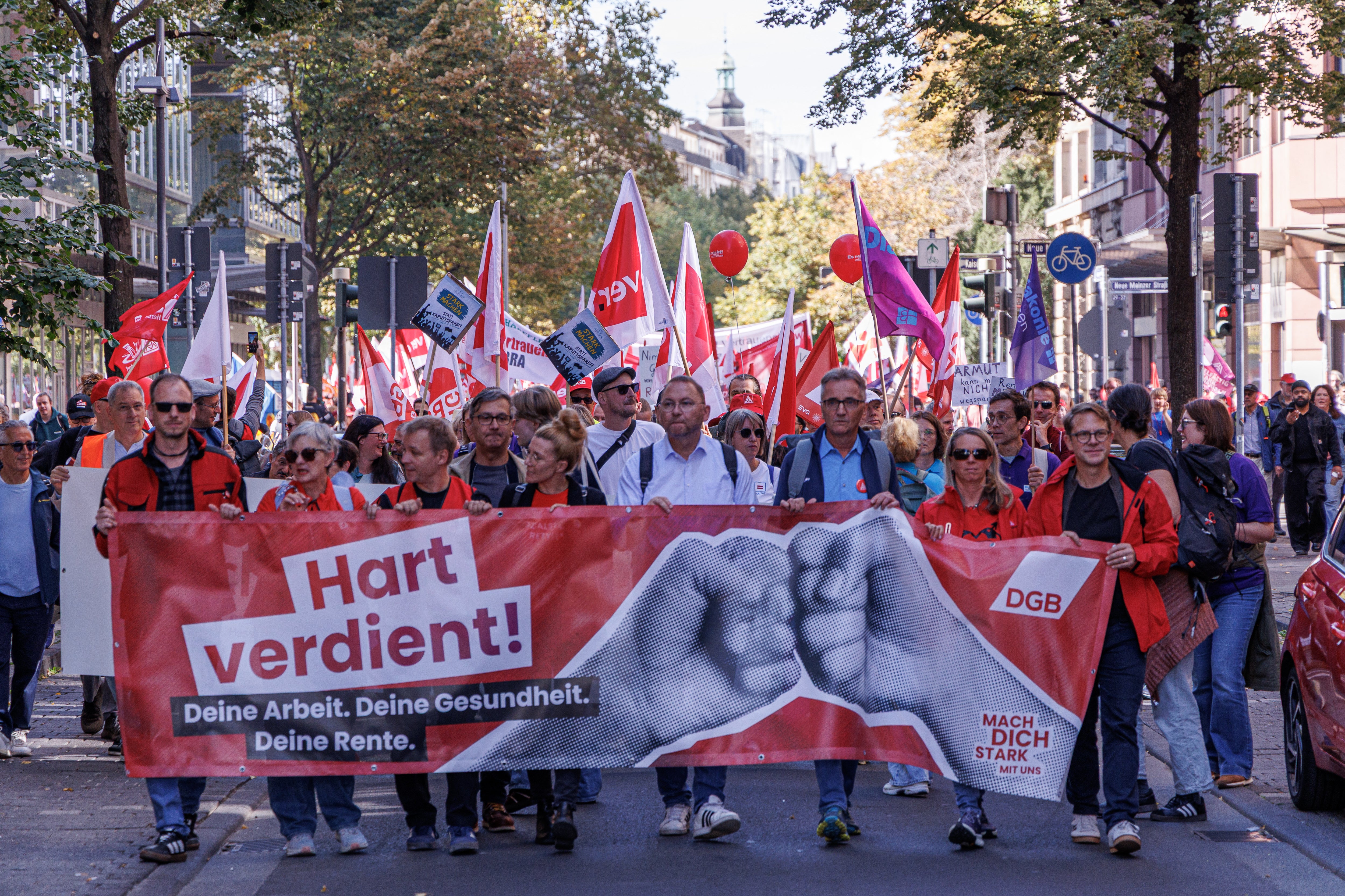 There have been widespread protests across Germany in recent weeks against plans to introduce massive spending cuts in healthcare, social services and pensions