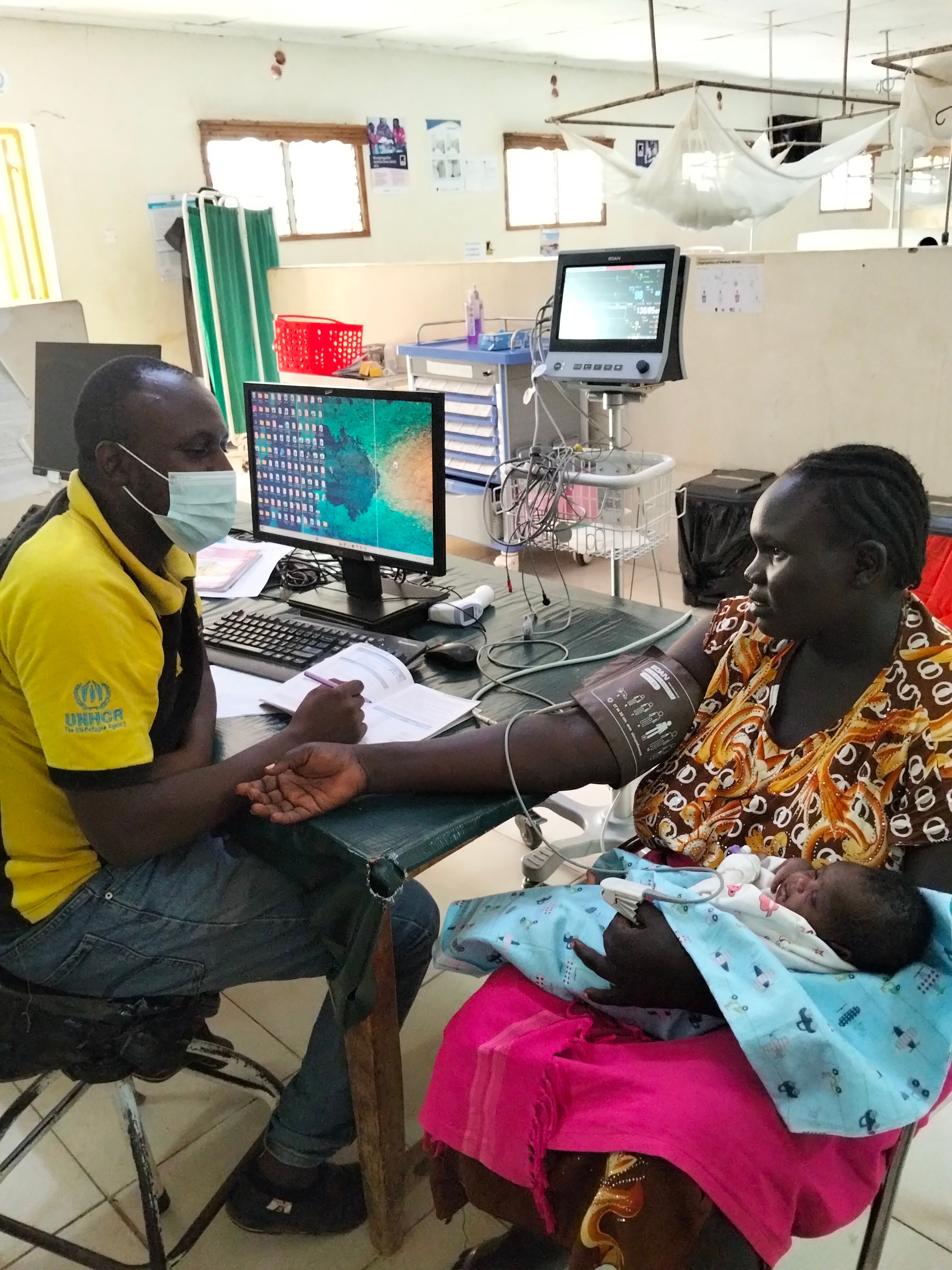 Enos Walela, a nurse midwife in Kenya