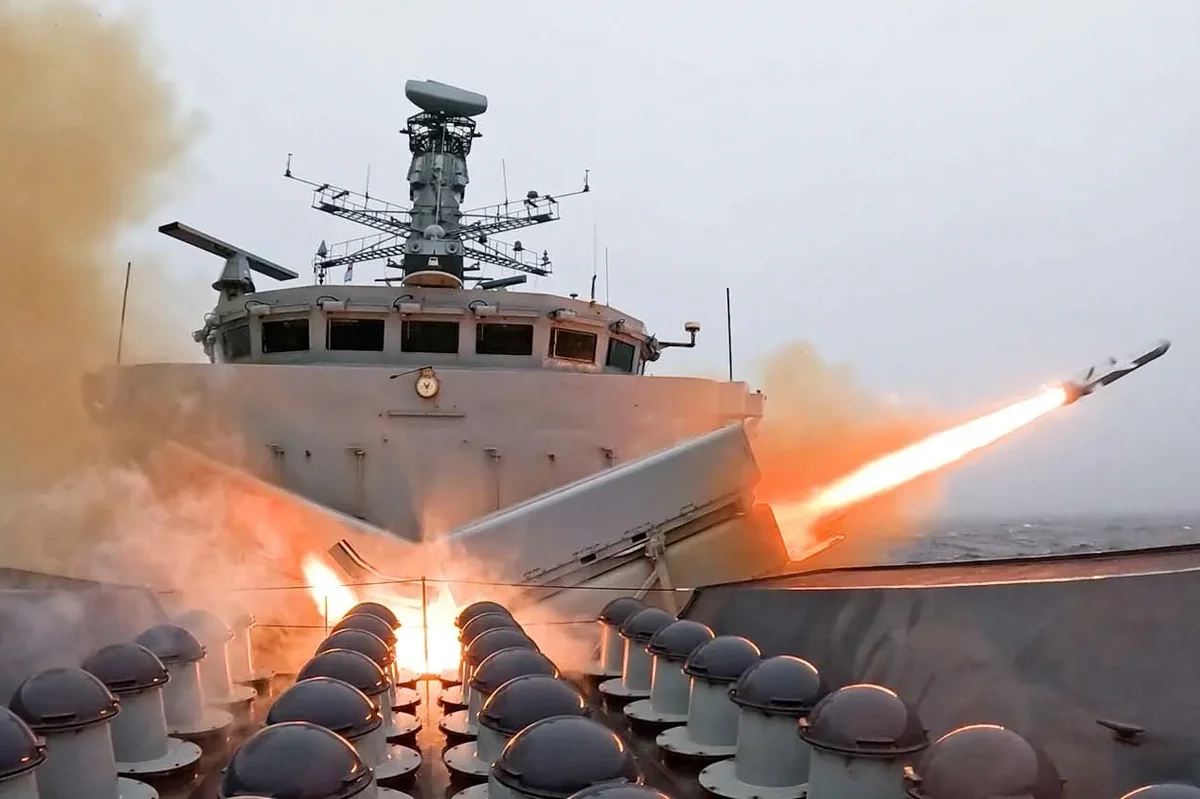 Old US warship blown up off coast of Scotland