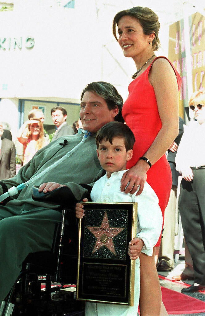 Will Reeve is the son of Christopher and Dana Reeve. The family is pictured here in 1997 (AFP/Getty)