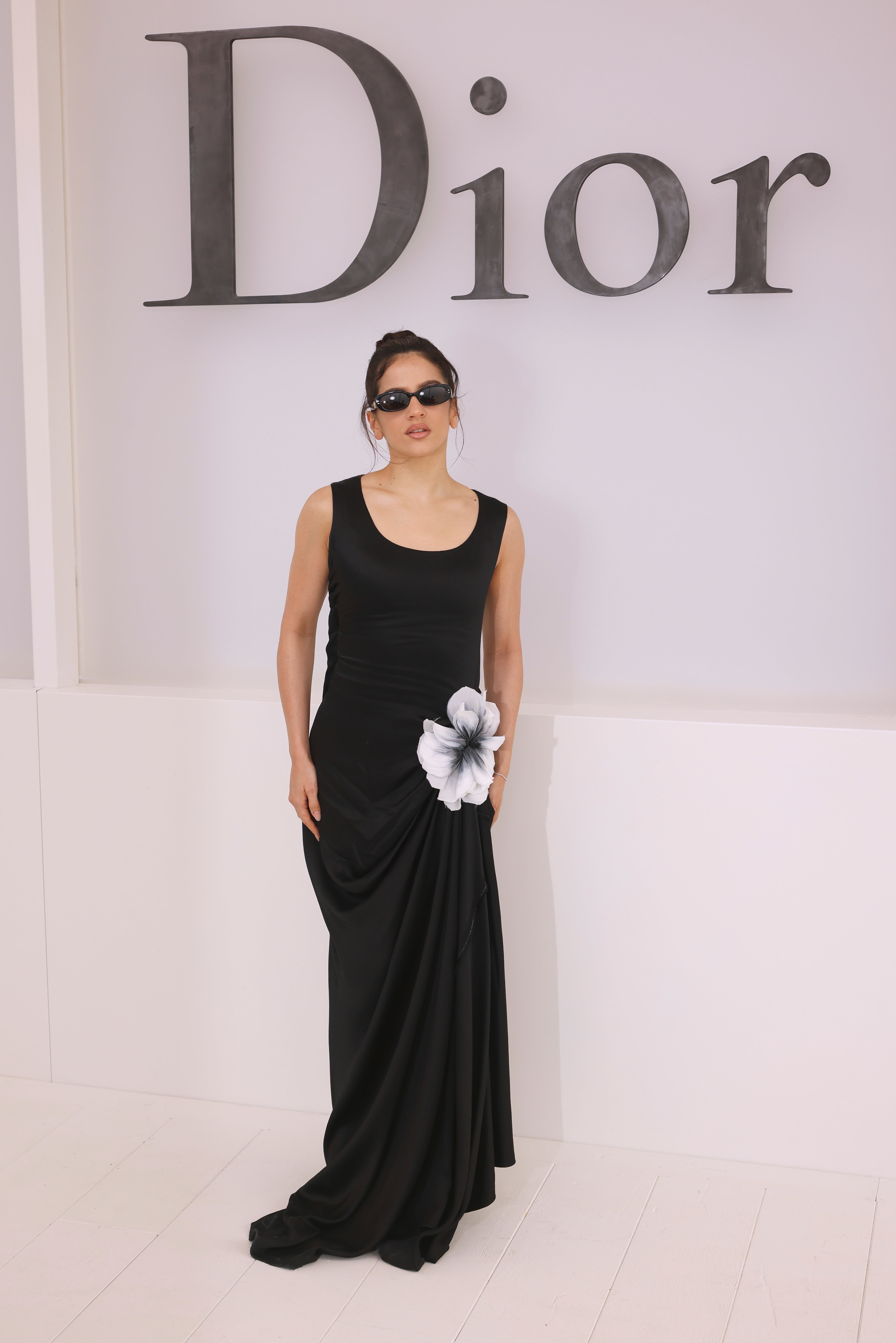 Rosalia arriving at the Dior show (Thomas Padilla/AP) (AP)