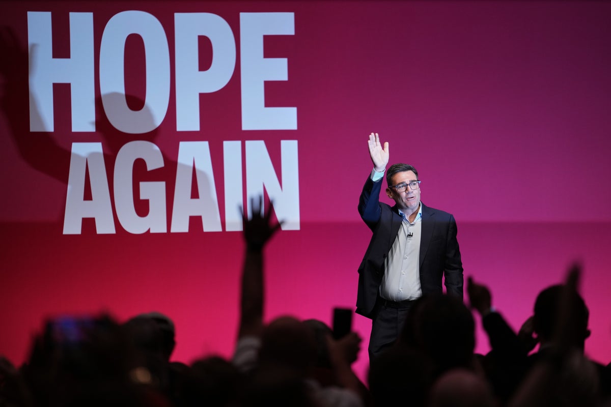 Andy Burnham pledges a big shakeup for Britain in a high-risk political speech