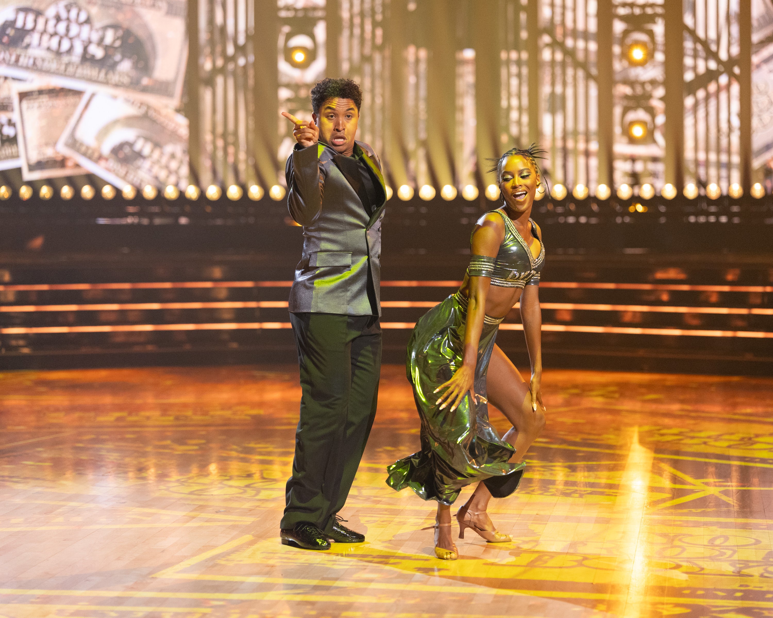 Brandon and Ciara scored an 18 out of 30 during week 2 (Disney)
