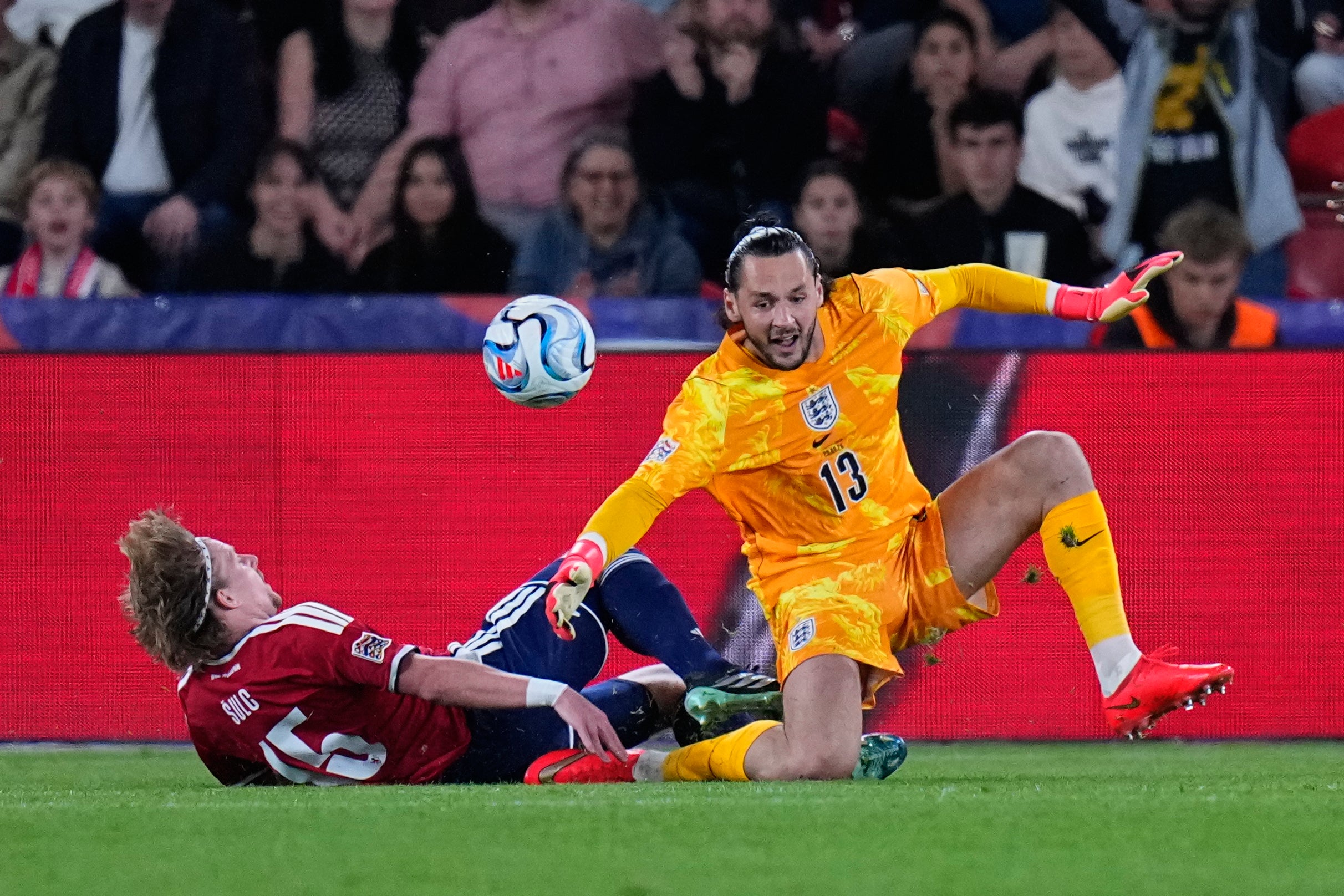 James Trafford made a good early save