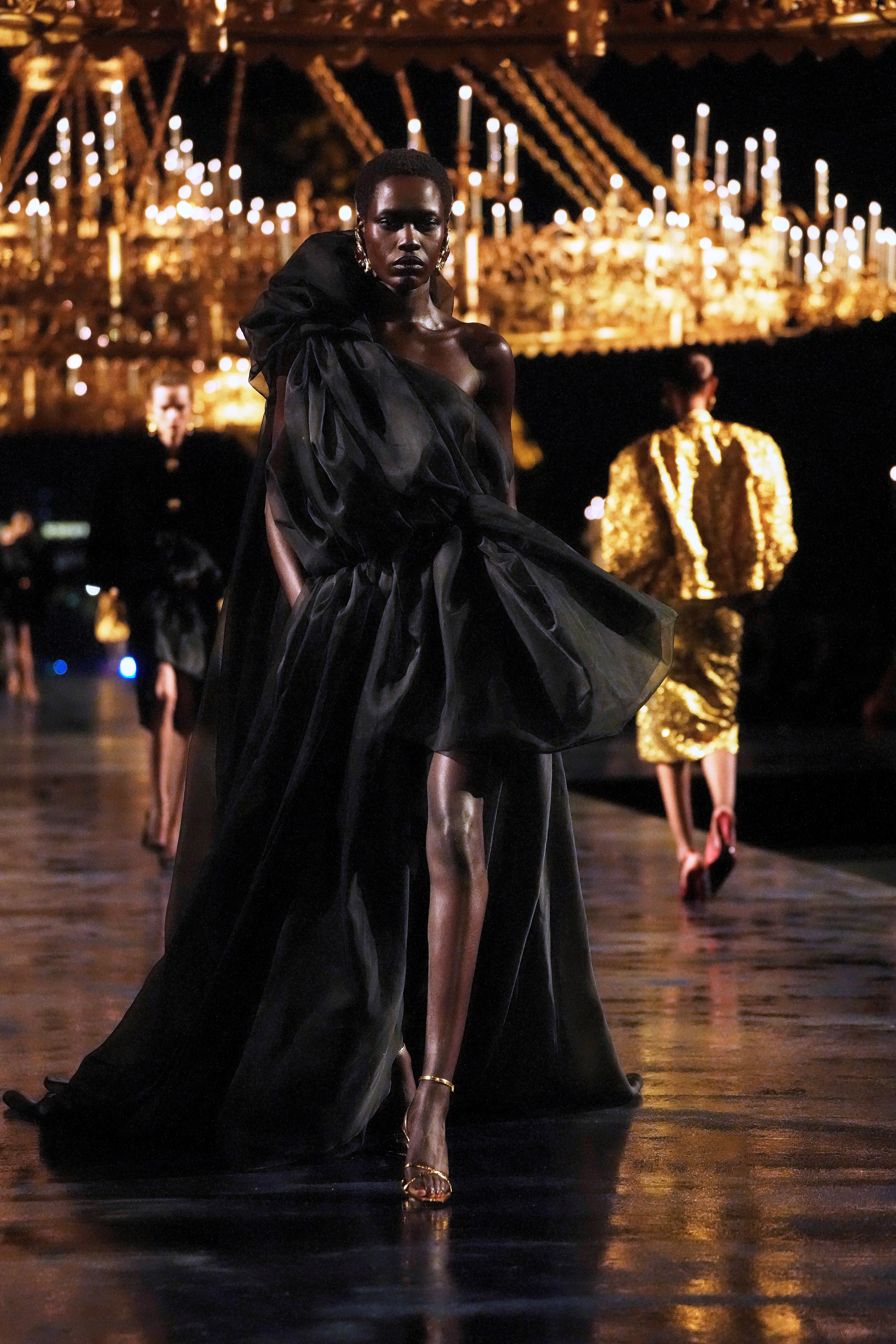 The closing Saint Laurent looks (Teresa Suarez/AP) (AP)