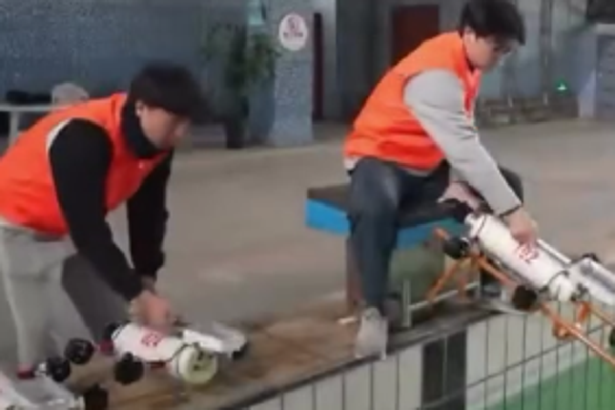 Chinese university team breaks Guinness record with 116 autonomous underwater drones