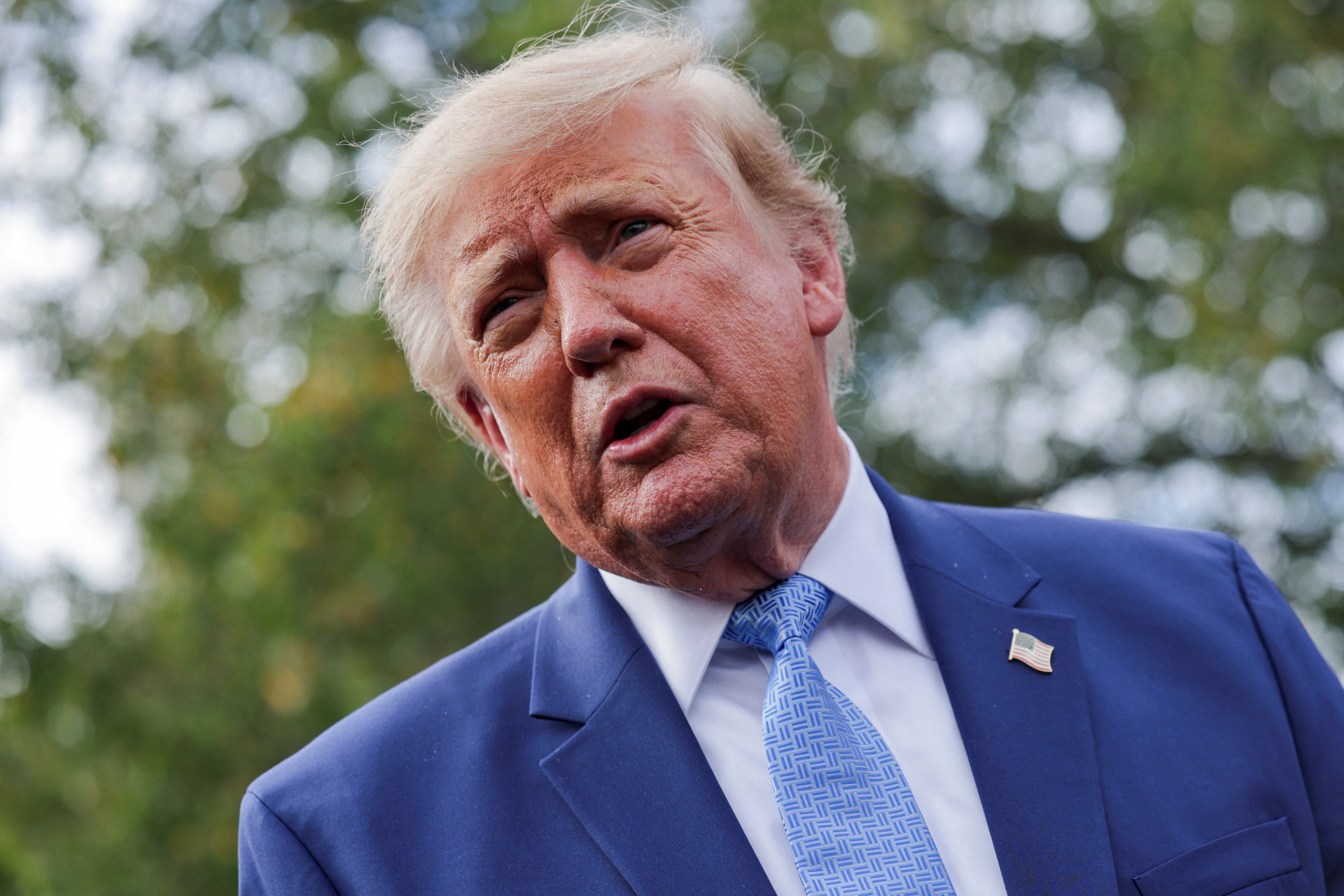 Trump has routinely dismissed negative polling surrounding the midterms and instead pointed to the solid support he continues to enjoy among his MAGA base (Reuters)
