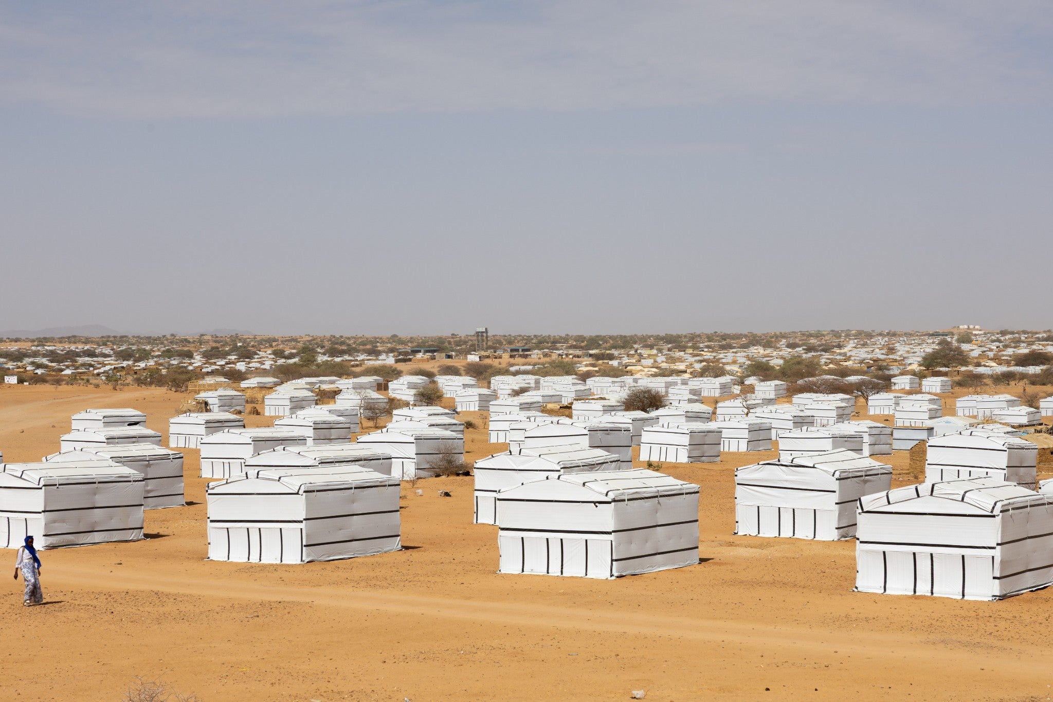 One section of the Goudrane Refugee Camp in Wadi Fira, east Chad