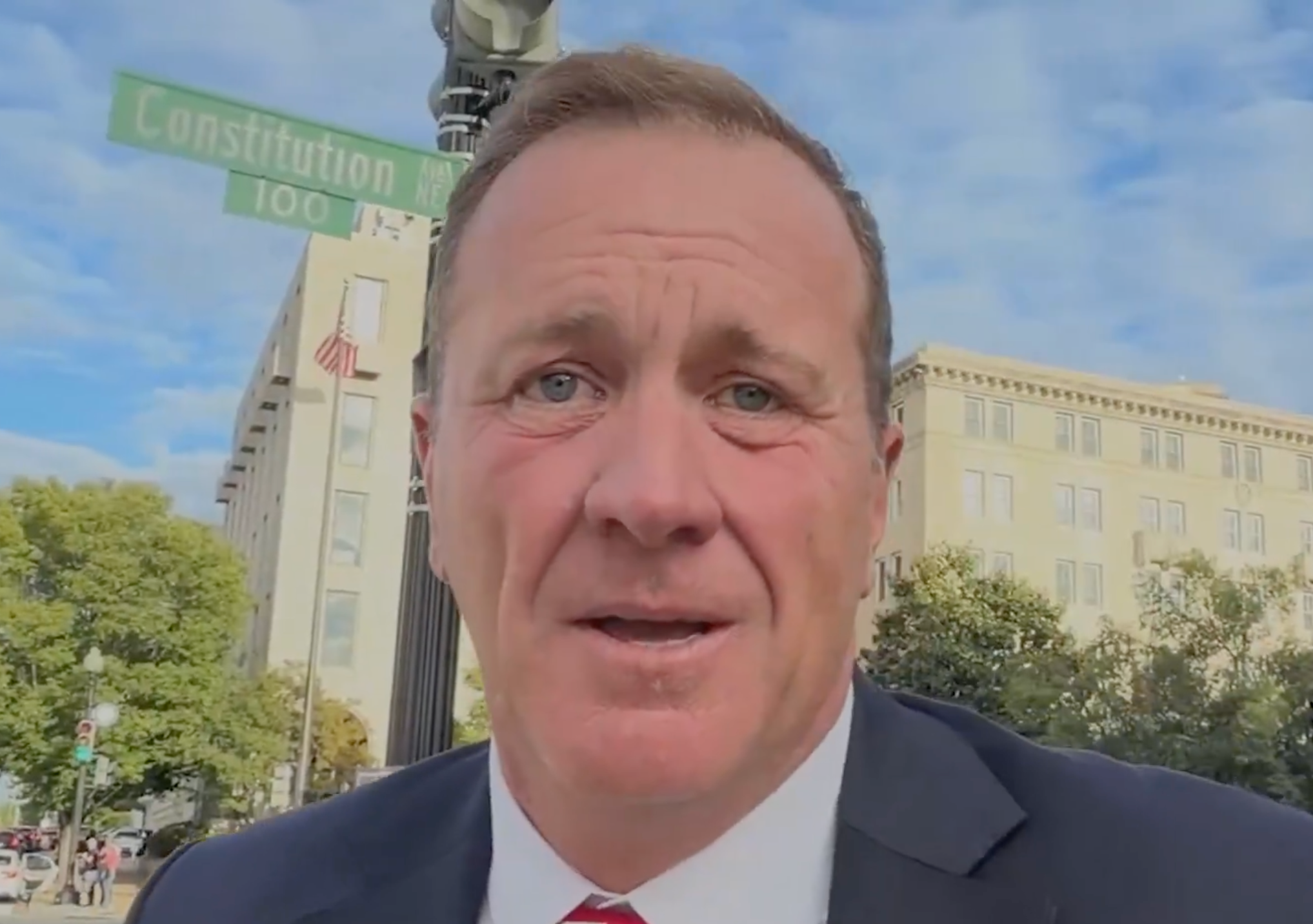 Eric Schmitt has doubled down after his failed gotcha moment went viral after a congressional hearing on Tuesday