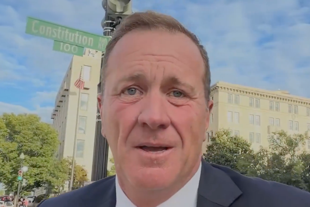 Eric Schmitt has doubled down after his failed gotcha moment went viral after a congressional hearing on Tuesday