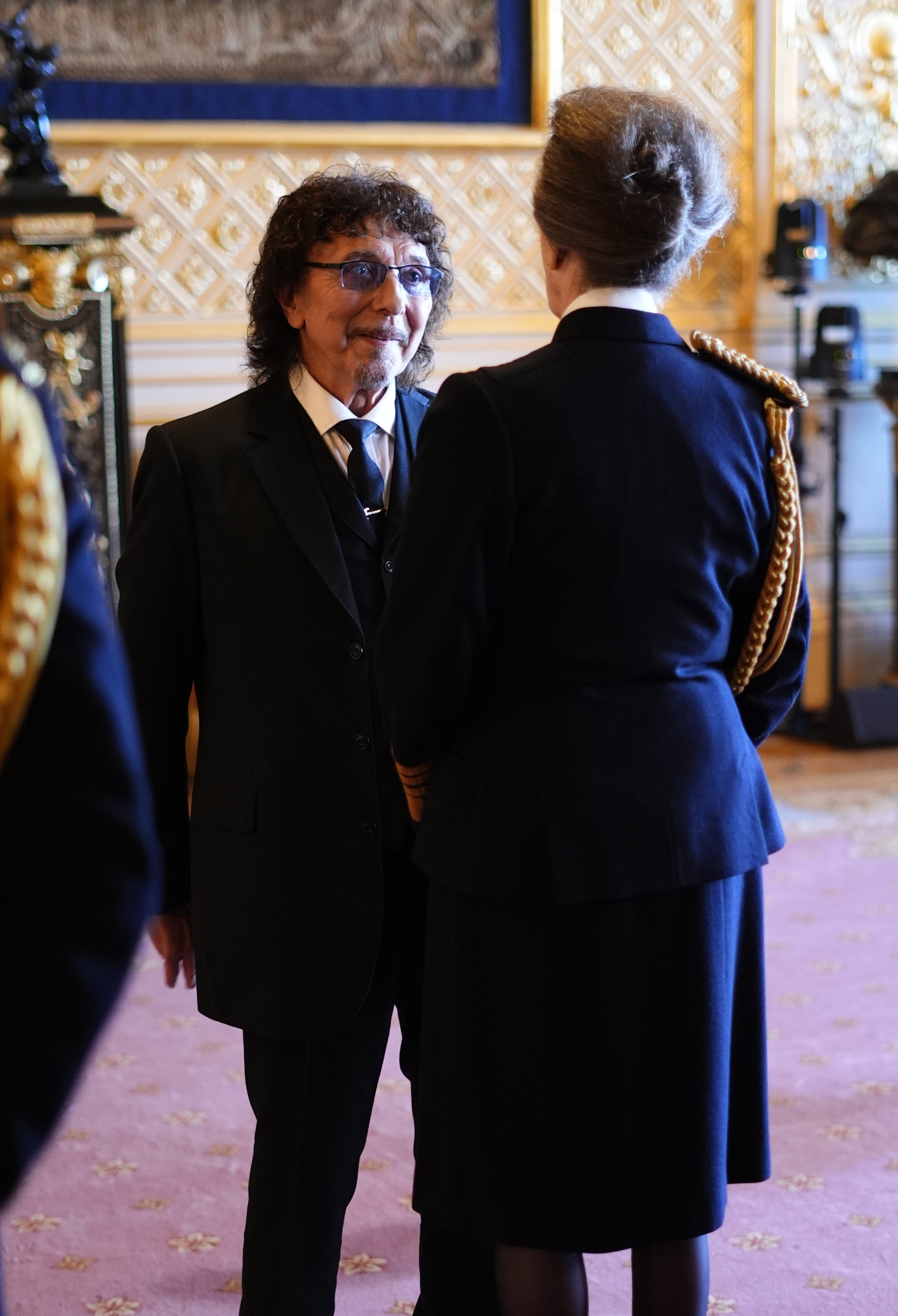 The guitarist spoke with the Princess Royal on Wednesday (Jordan Pettitt/PA)