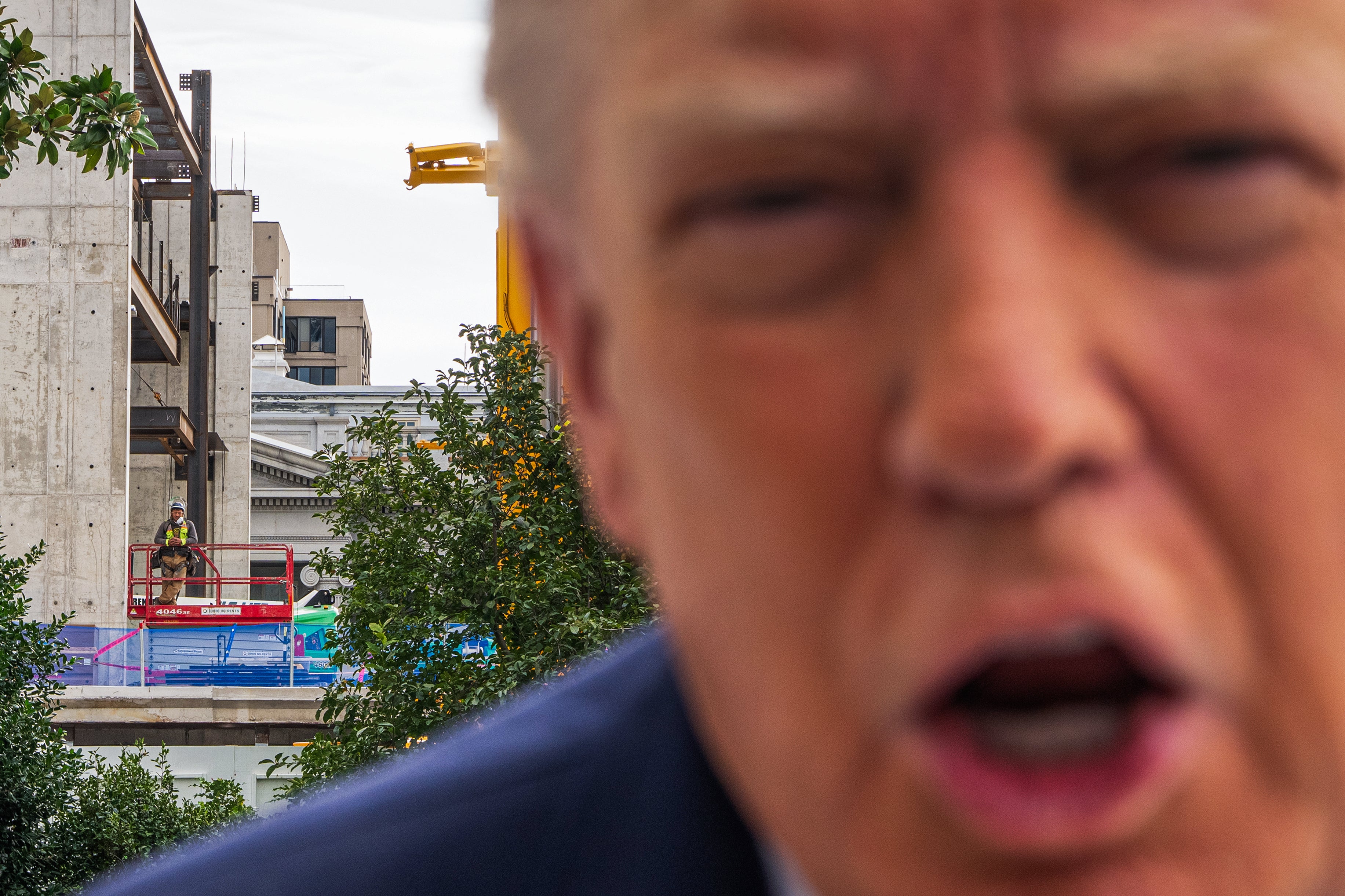 Trump has repeatedly invoked ‘national security’ concerns to support his pet projects, including a 250-foot arch and his White House ballroom, which is under construction at the site of the East Wing that he demolished