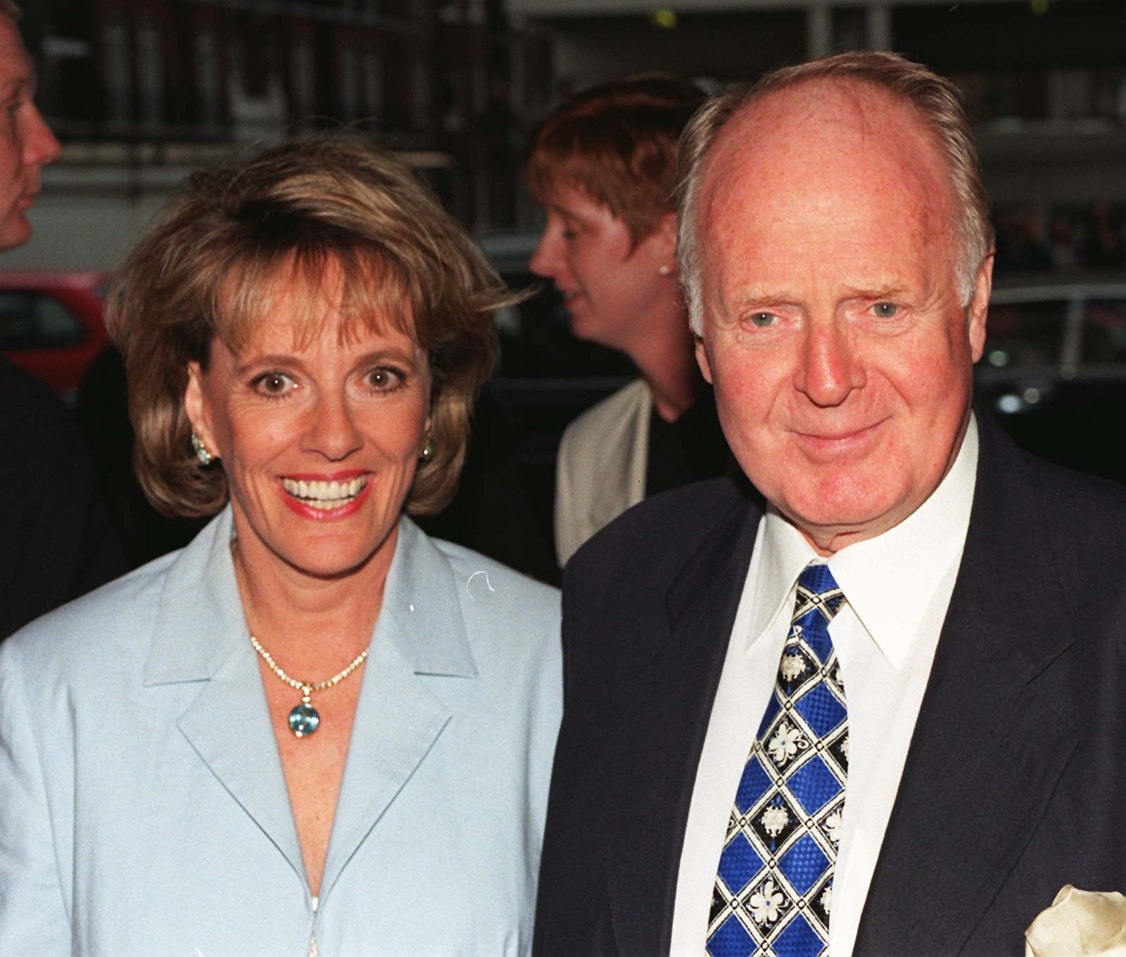 Rantzen with her husband Desmond Wilcox (Michael Stephens/PA)