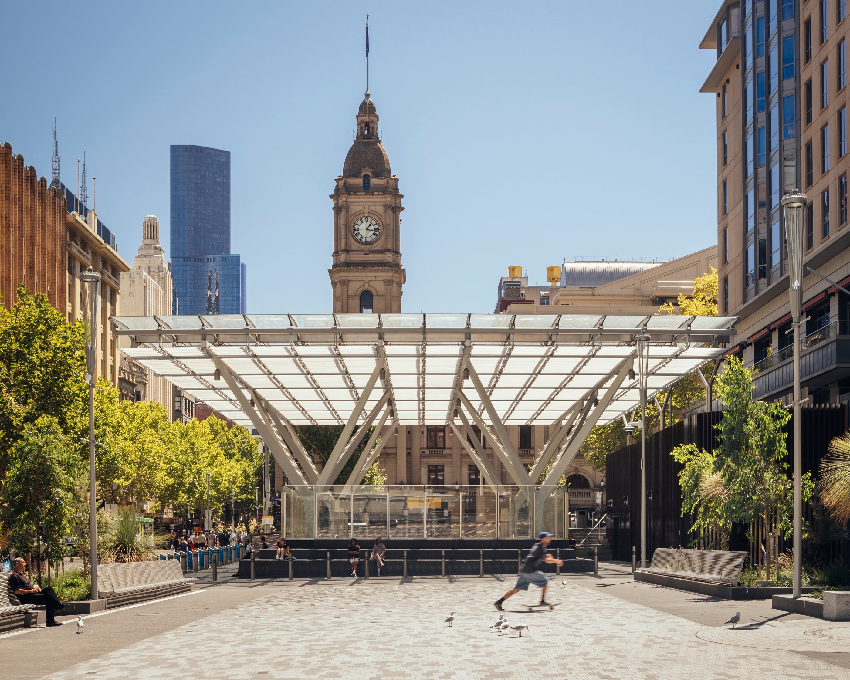 Town Hall Station in Melbourne, Australia